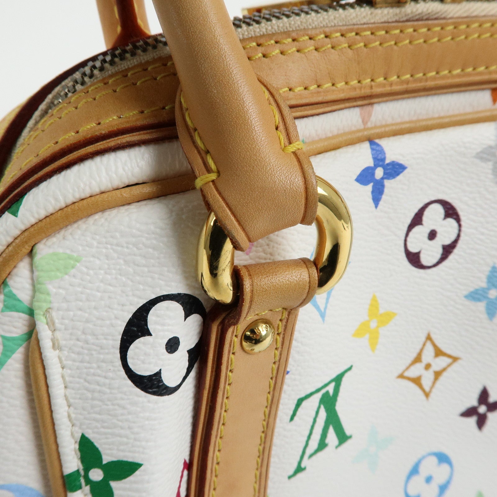 Louis Vuitton Monogram Multicolor Priscilla Hand Bag Blanc M40096