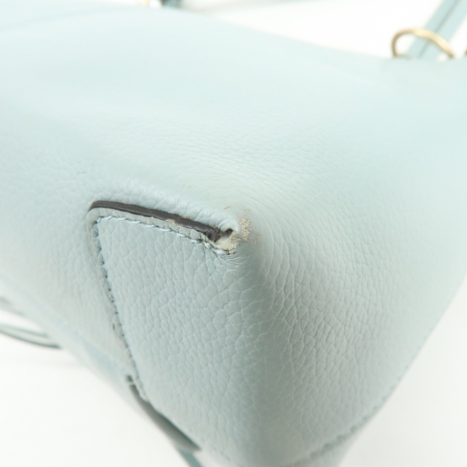 Chloe See By Chloe Leather 2Way Bag Shoulder Bag Light Blue