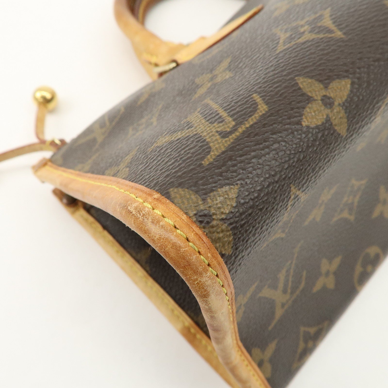 Louis Vuitton Monogram Popincourt Hand Bag Brown M40009 Used