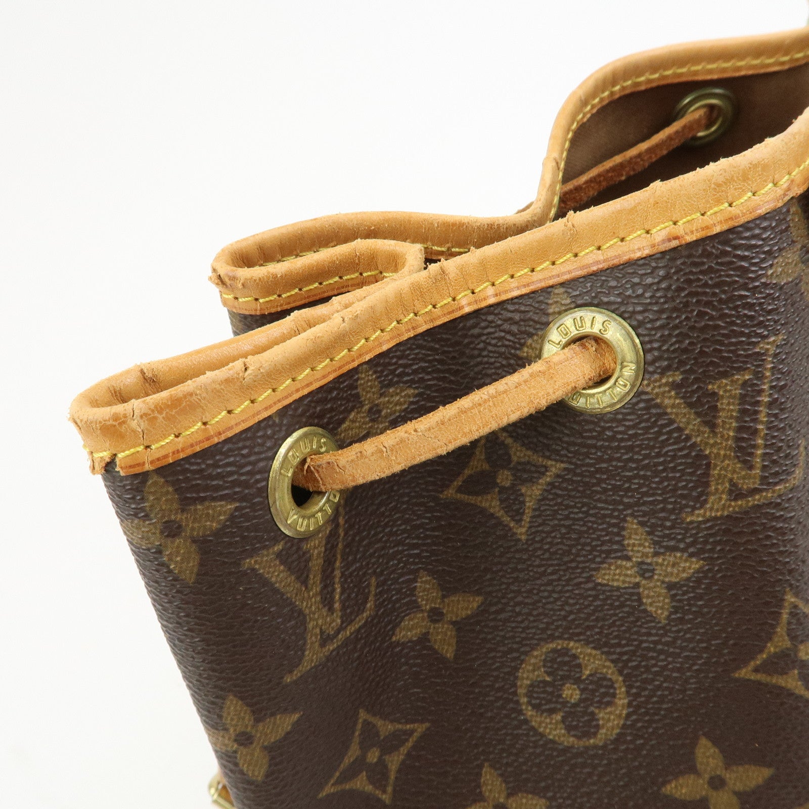 Louis Vuitton Monogram Petit Noe Shoulder Bag Brown M42226
