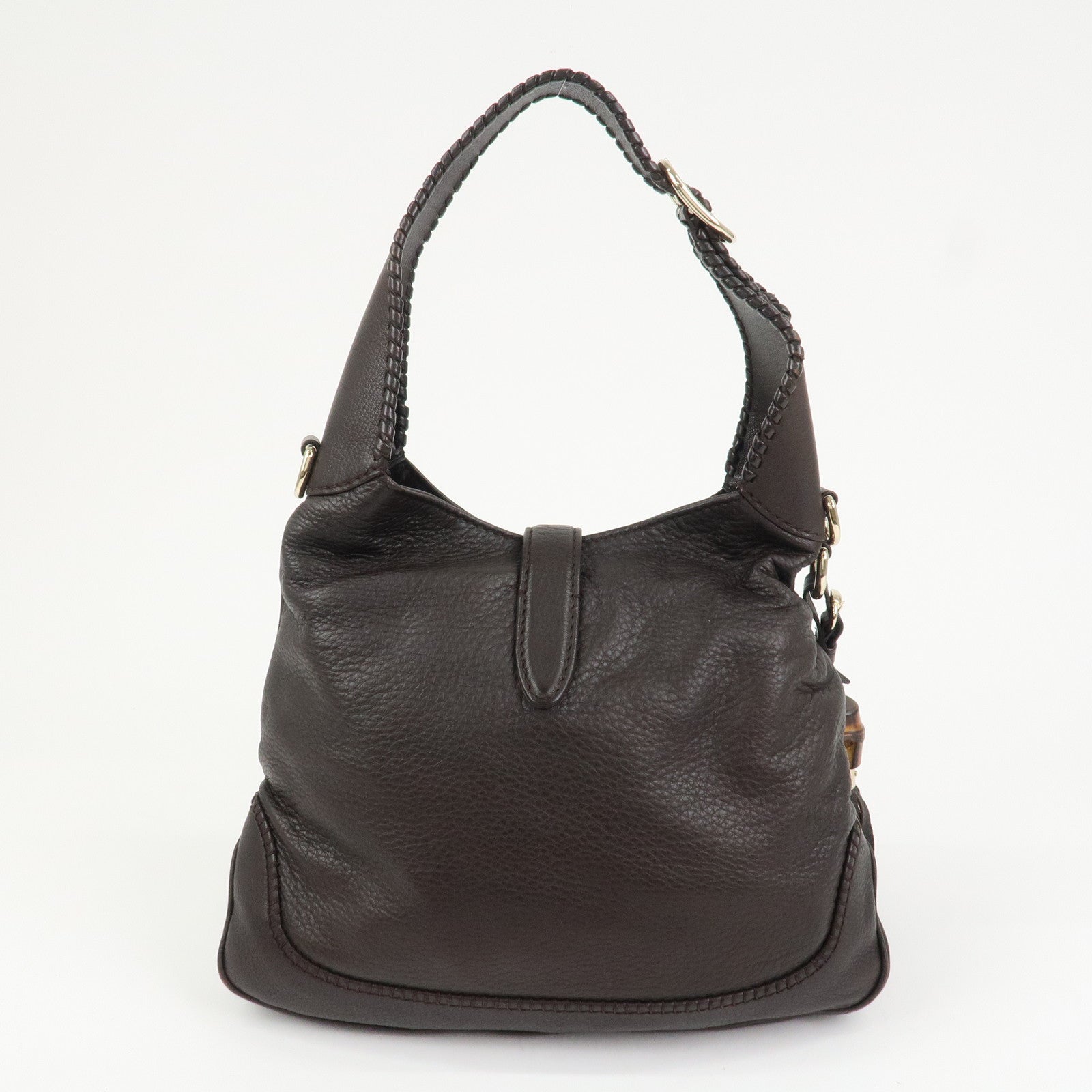 GUCCI New Jackie Leather 2Way Shoulder Bag Tassel Charm 219725