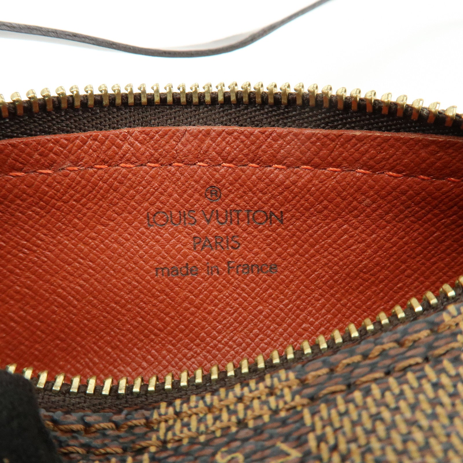 Louis Vuitton Damier Ebene Mini Pouch for Papillon Bag Brown