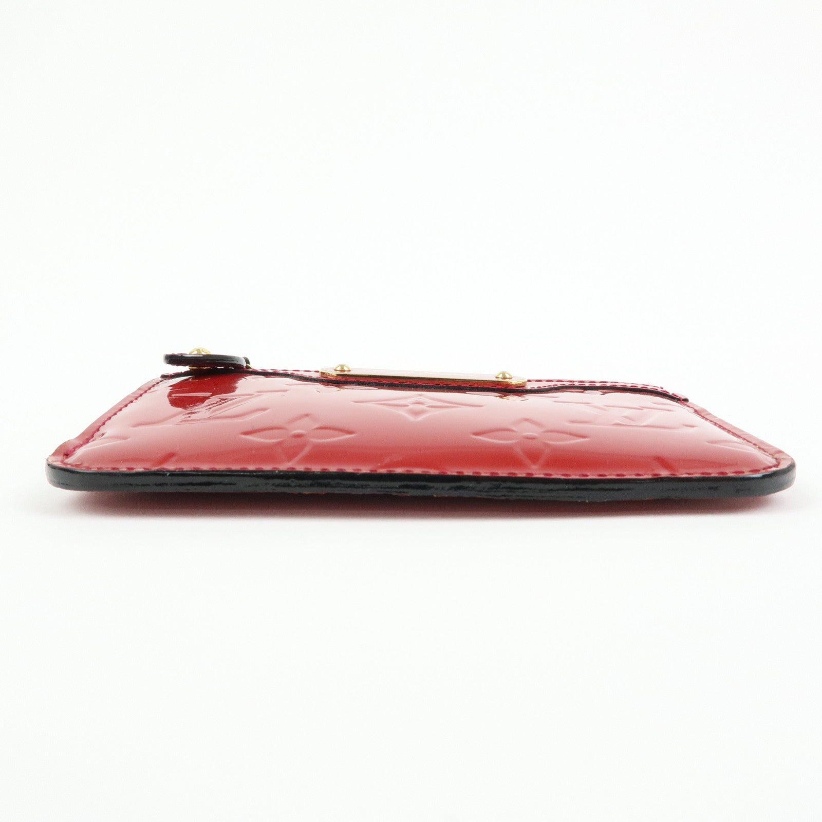Louis Vuitton Monogram Vernis Pochette Cles NM Coin Case Red M90214