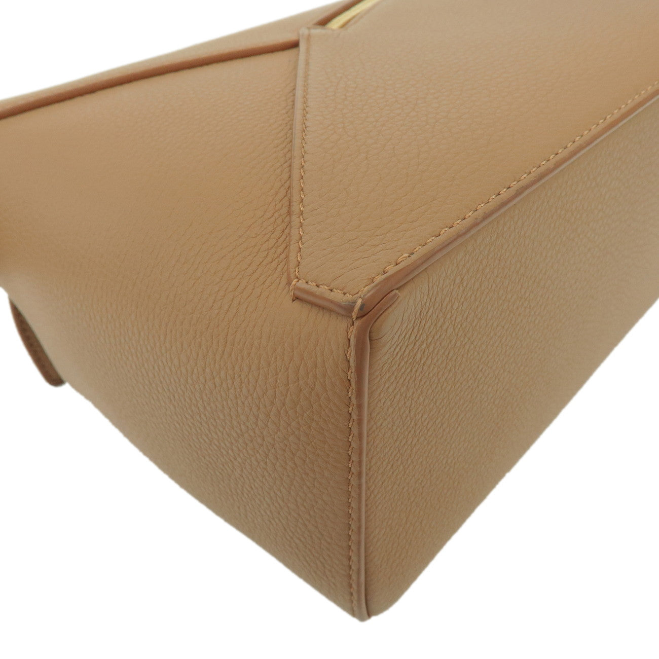 LOEWE Anagram Calf Leather Puzzle Bag Small 2Way Shoulder Bag Beige