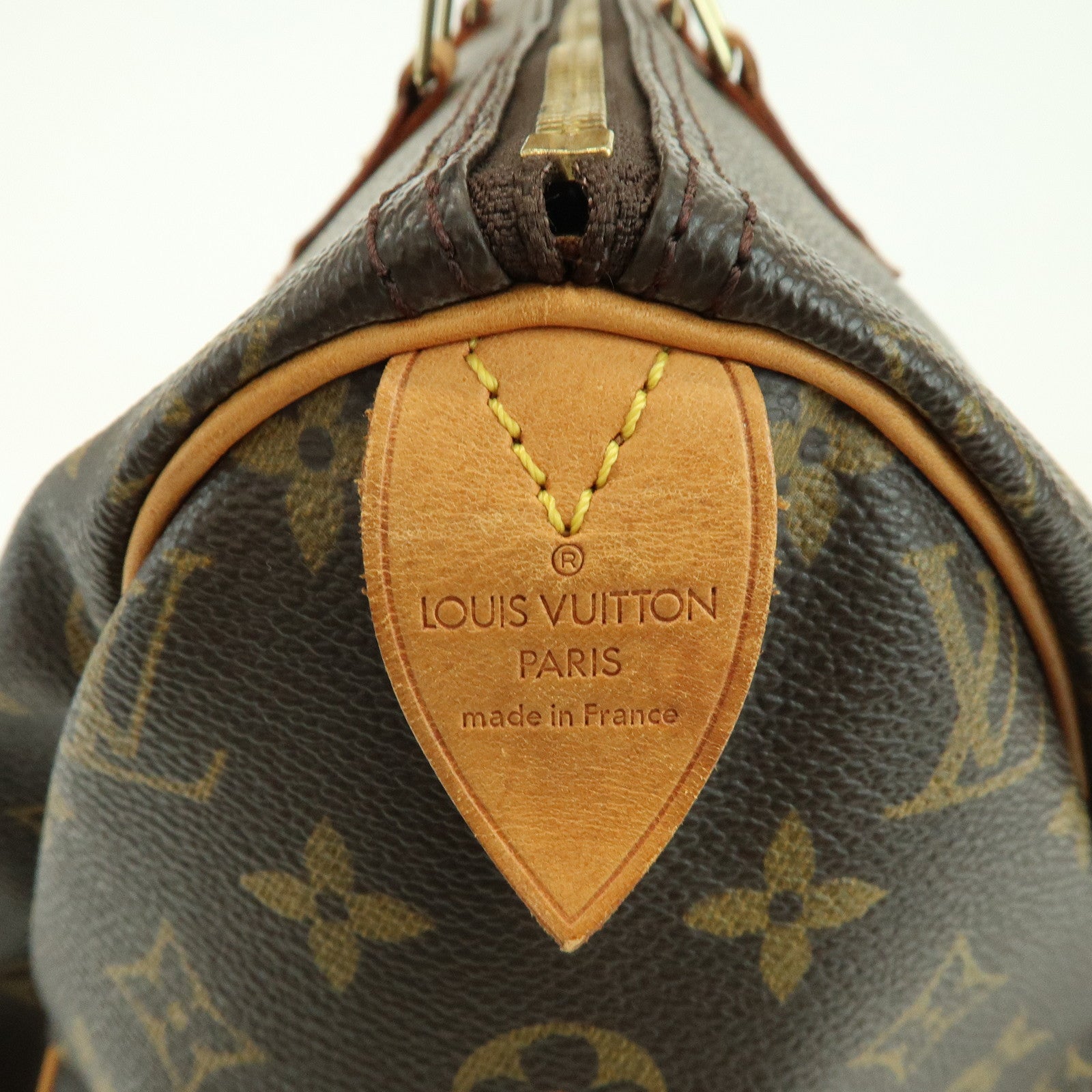 Louis Vuitton Monogram Speedy 40 Hand Bag Boston Bag Brown M41522