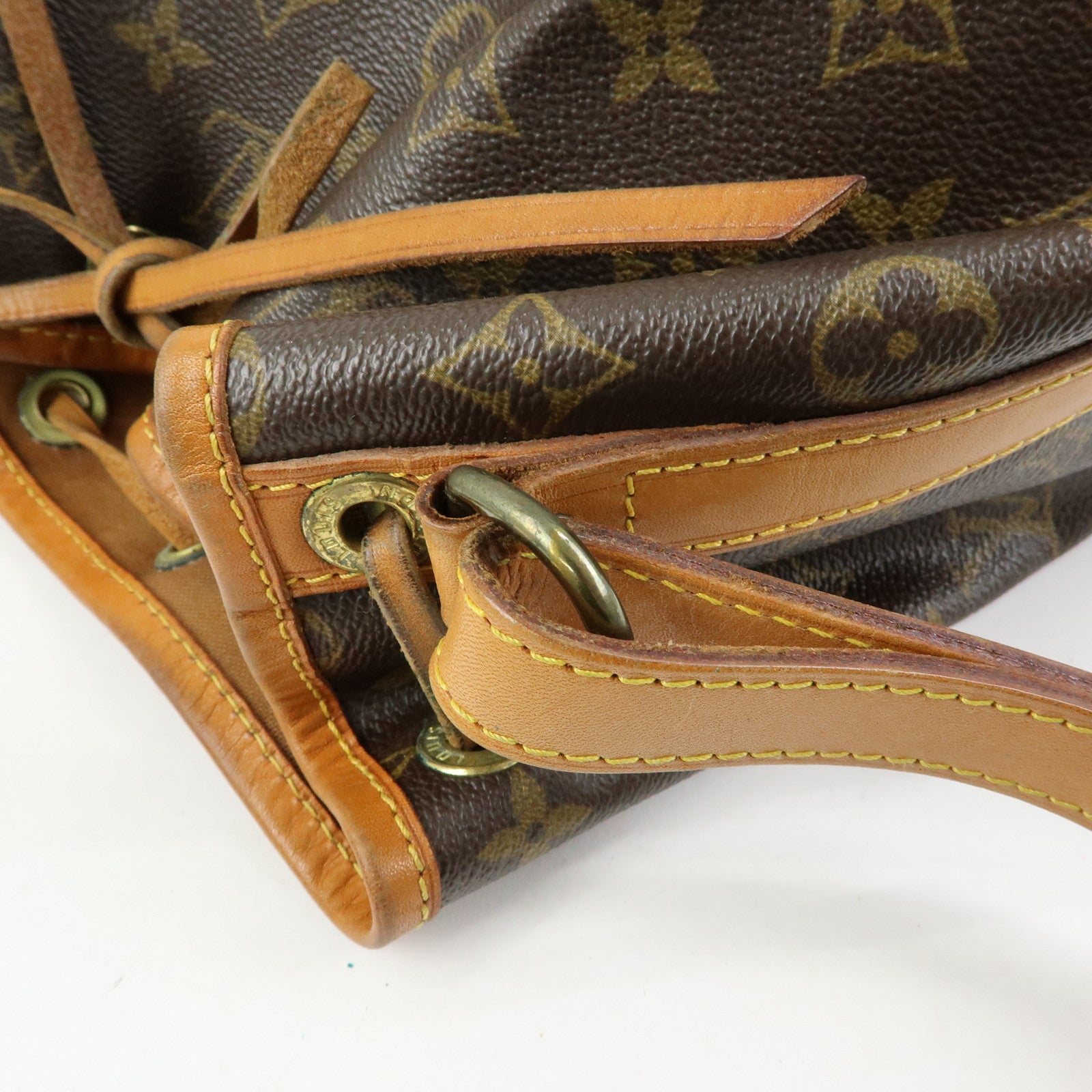 Louis Vuitton Monogram Petit Noe Shoulder Bag Brown M42226