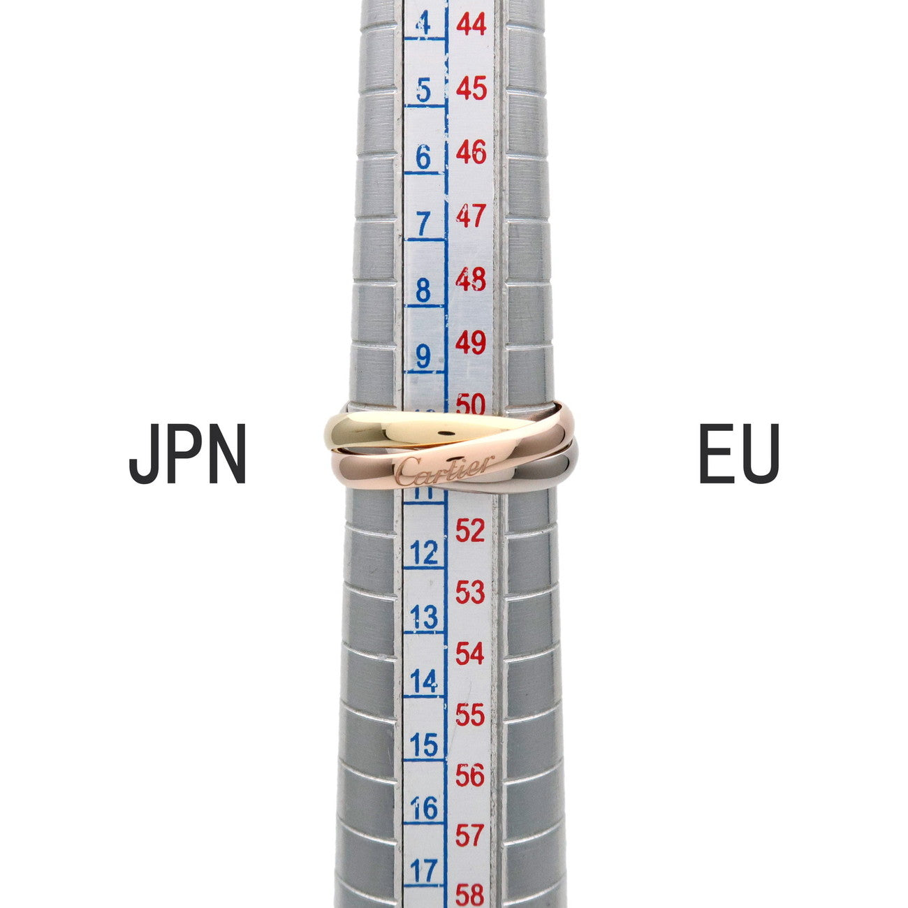 Cartier Trinity Ring SM K18 750YG/WG/PG #50 US5.5 EU50 HK12