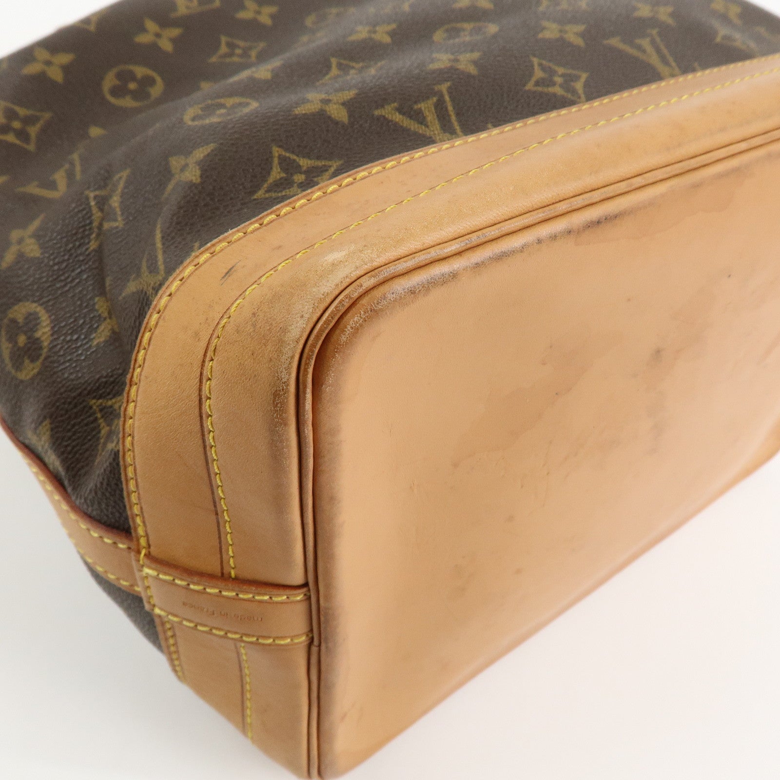 Louis Vuitton Monogram Noe Shoulder Bag Hand Bag Brown M42224 Used