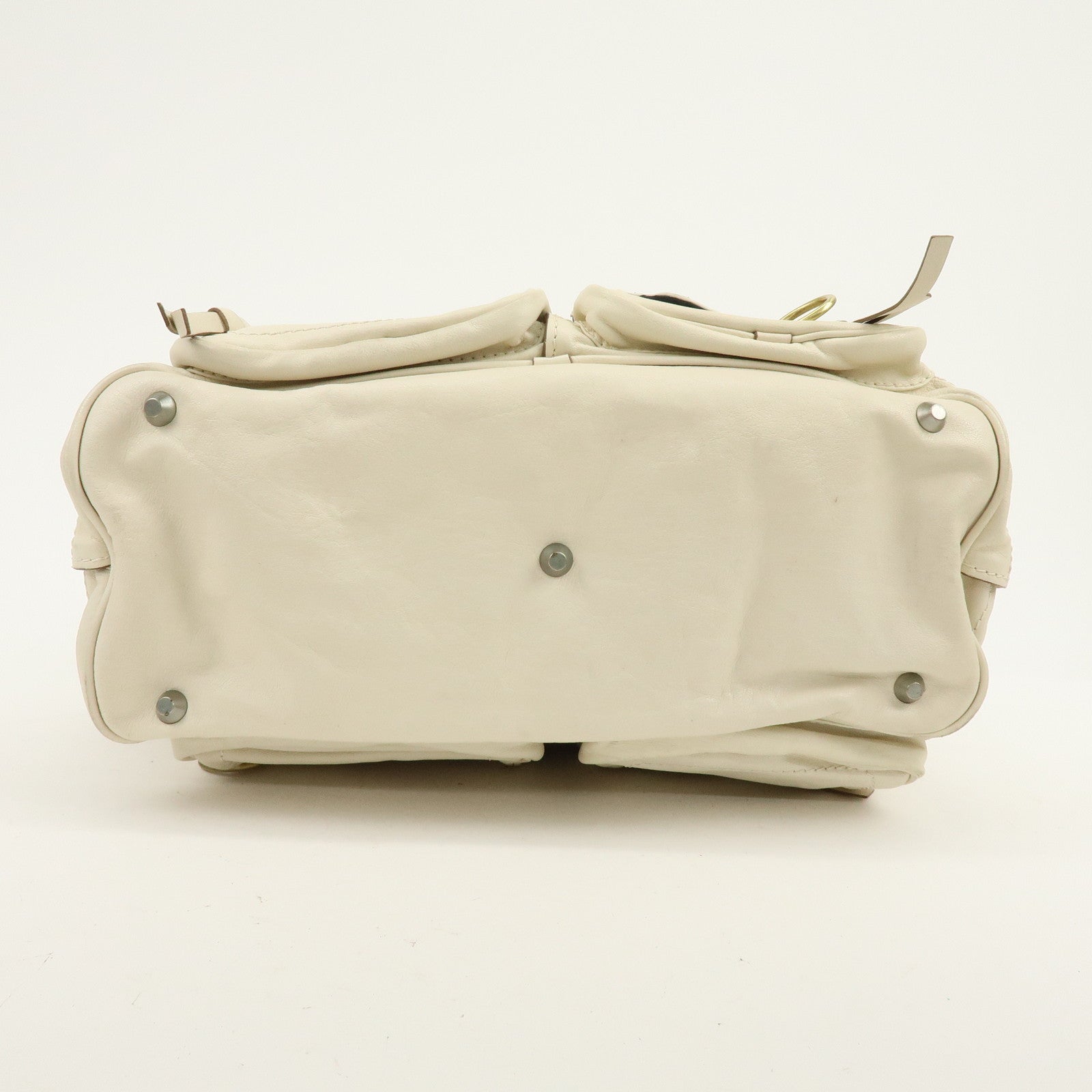 Chloe Betty Leather Shoulder Bag Satchel Bag Ivory