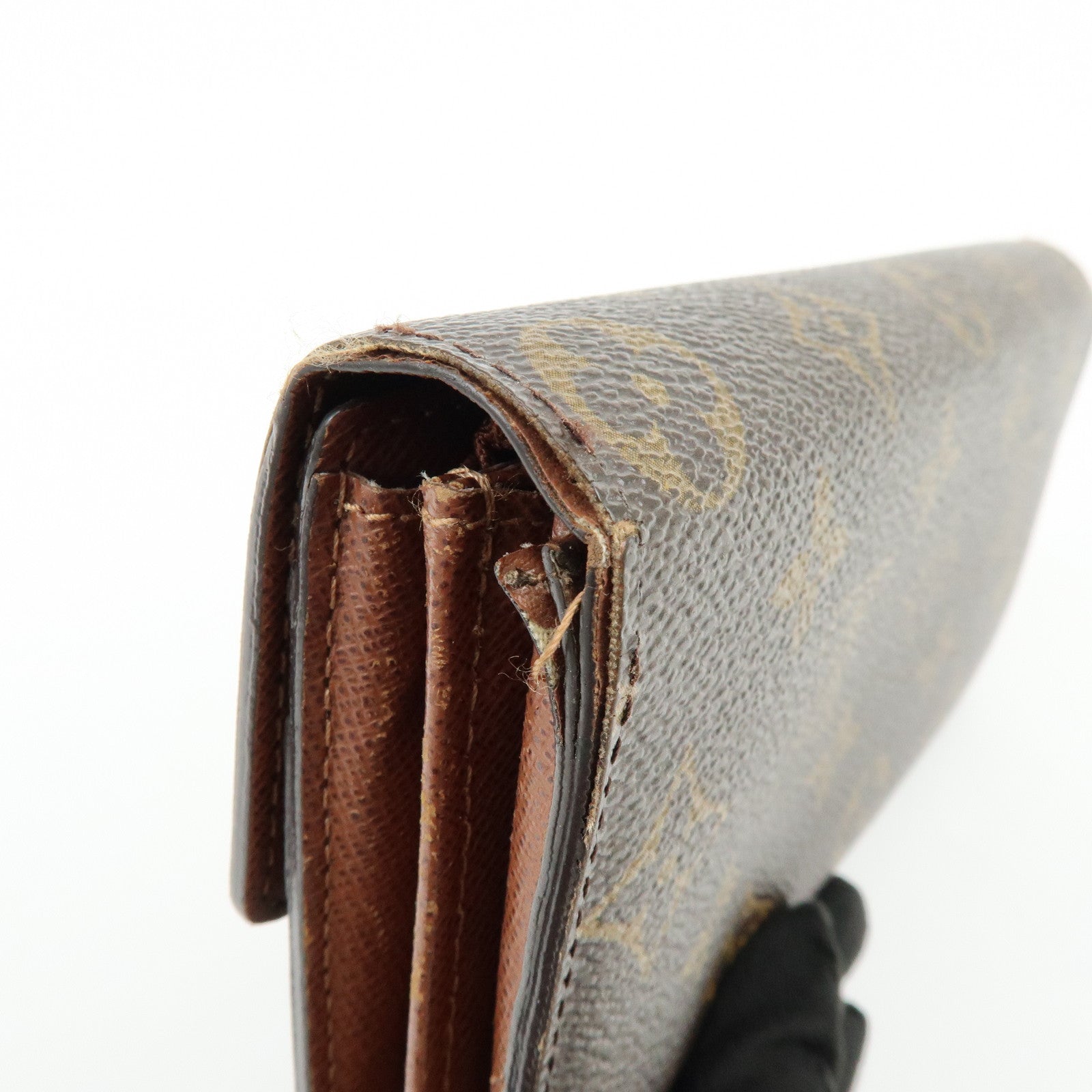 Louis Vuitton Monogram Portefeuille Sarah Long Wallet Brown M61734
