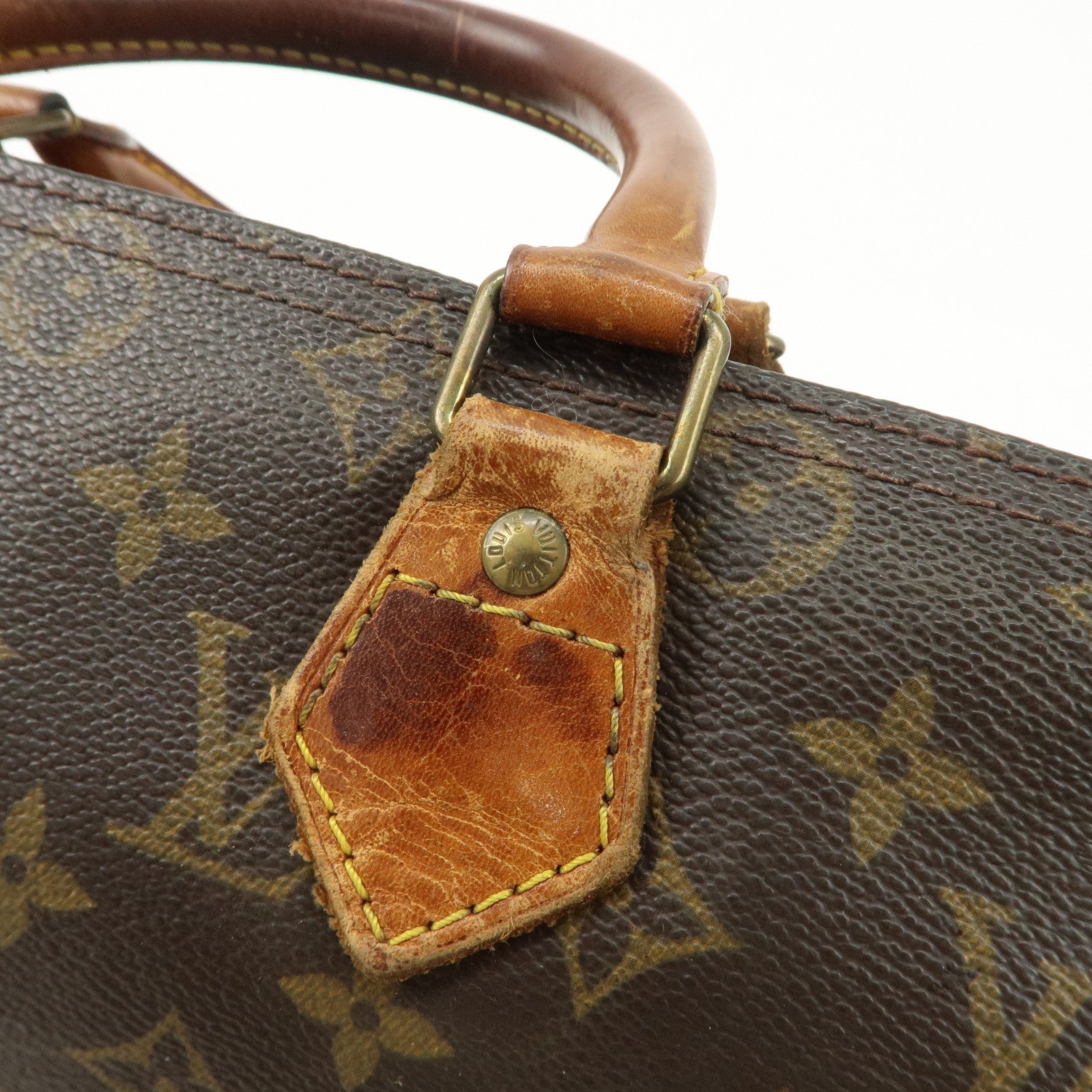 Louis Vuitton Monogram Speedy 30 Boston Bag Hand Bag M41526 Used