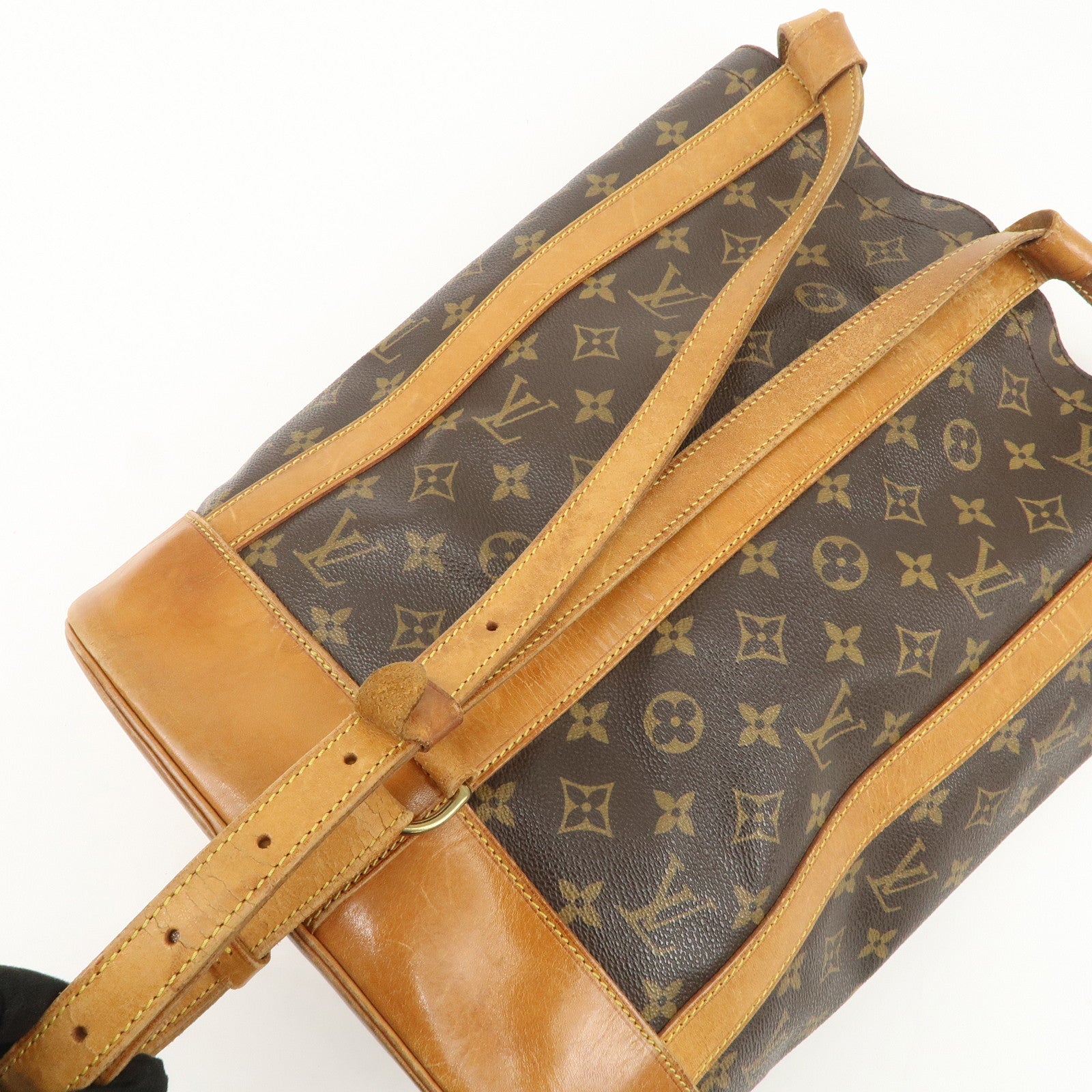 Louis Vuitton Monogram Randonnee PM Shoulder Bag Brown M42243