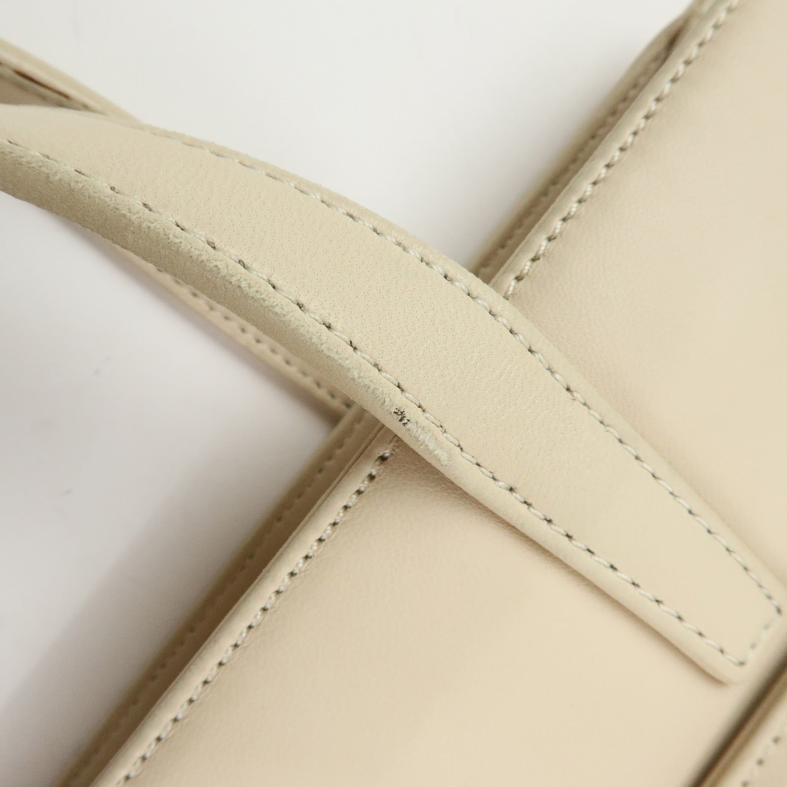 LOEWE Anagram Nappa Leather 2Way Bag Hand Shoulder Bag Ivory