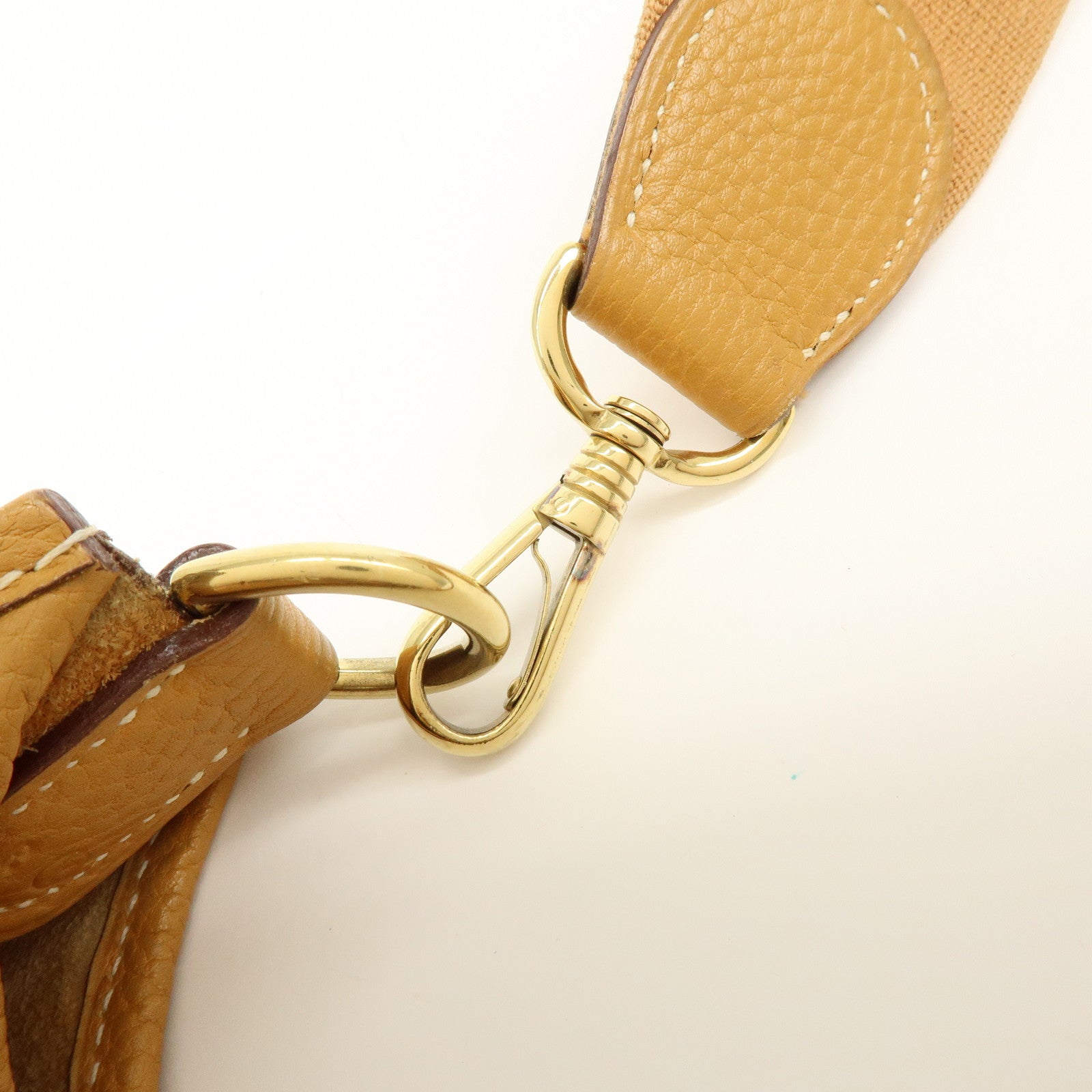 HERMES Evelyne 1GM Taurillon Clemence Shoulder Bag ◯Y Stamped Brown