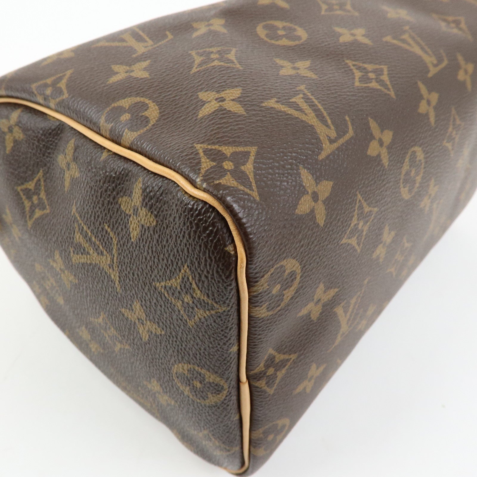 Louis Vuitton Monogram Speedy 25 Hand Bag Boston Bag Brown M41109