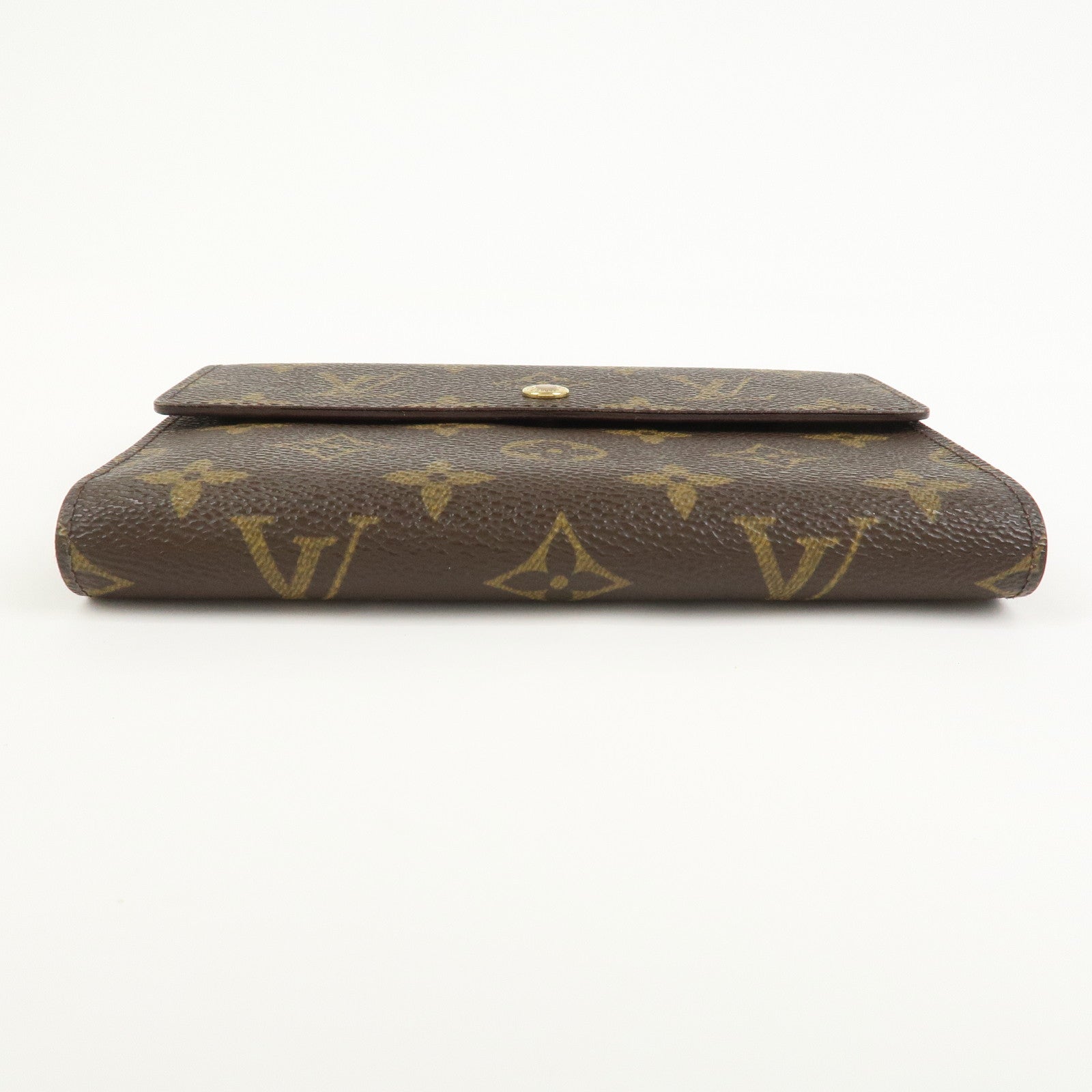 Louis Vuitton Porte Tresor Etui Chequier Wallet Brown M61200