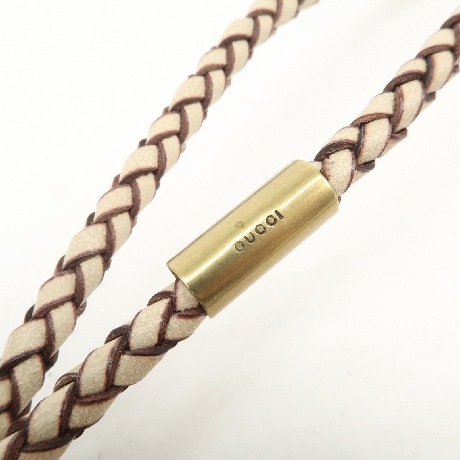 GUCCI GG Canvas Leather Shoulder Bag Hand Shoulder Bag Ivory 109143