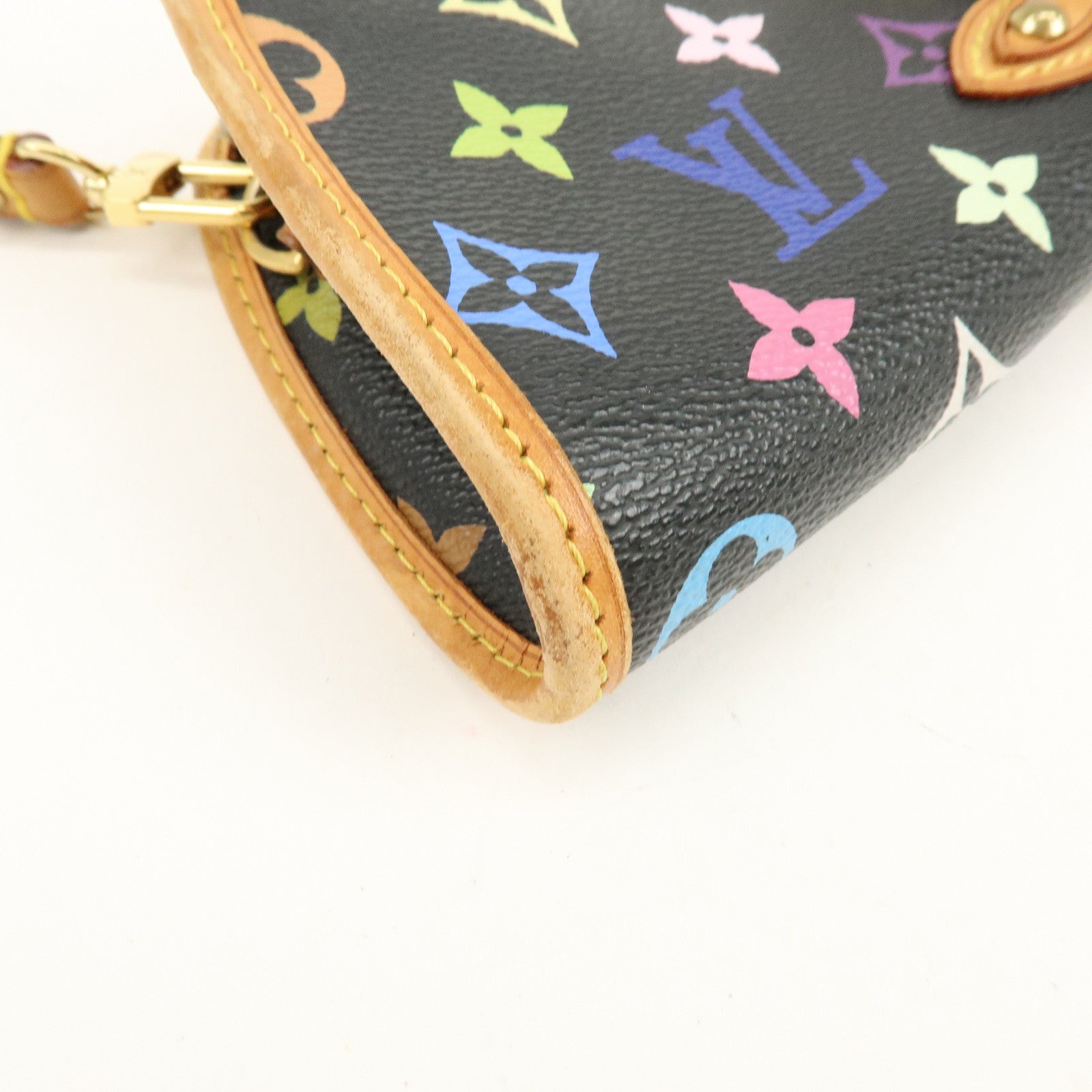 Louis Vuitton Monogram Multi Color Shirley Shoulder Bag Noir M40050