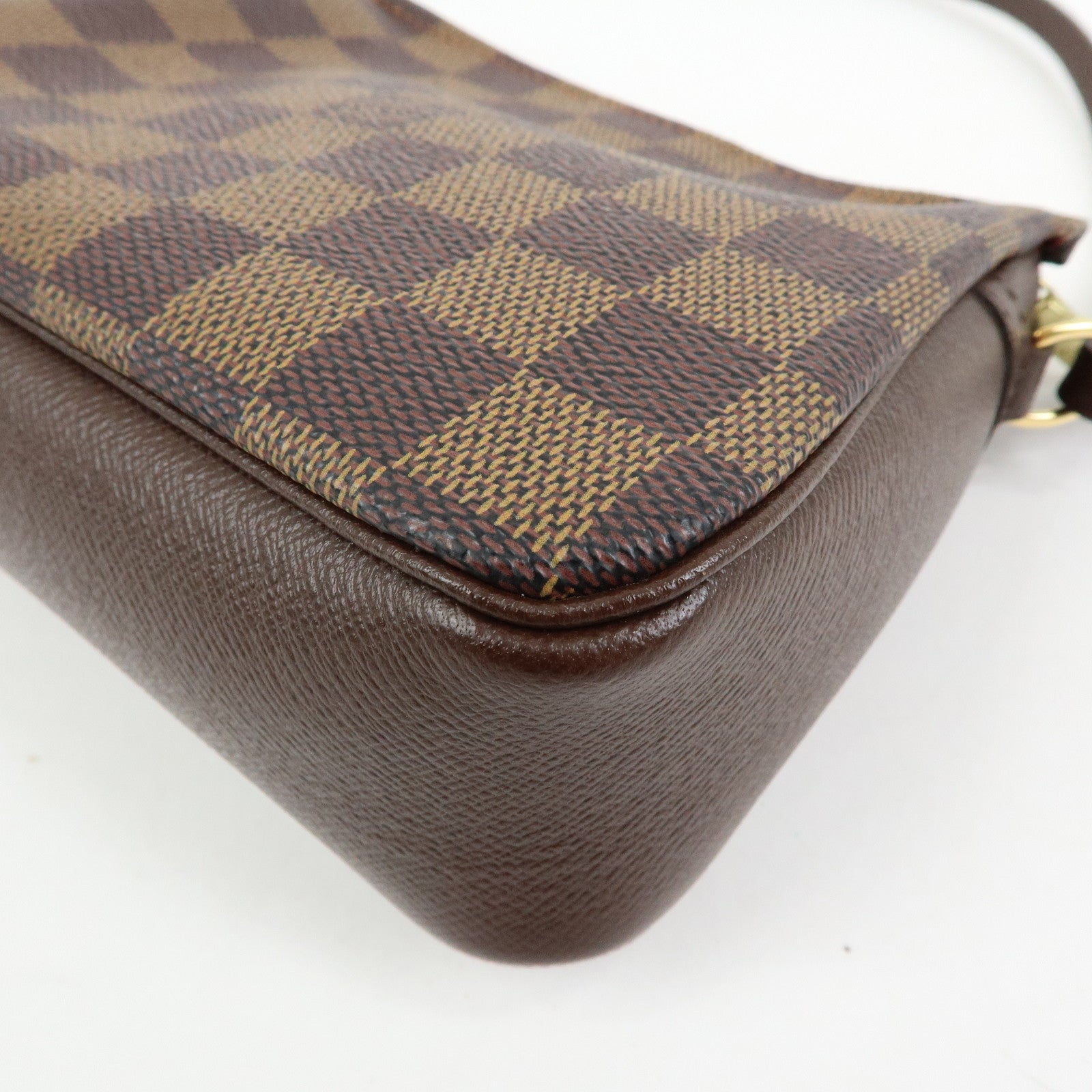 Louis Vuitton Damier Trousse Makeup Accessory Pouch Brown N51982