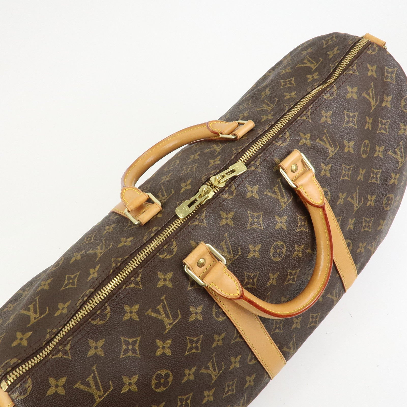 Louis Vuitton Monogram Keep All Bandouliere 50 Boston Bag M41416