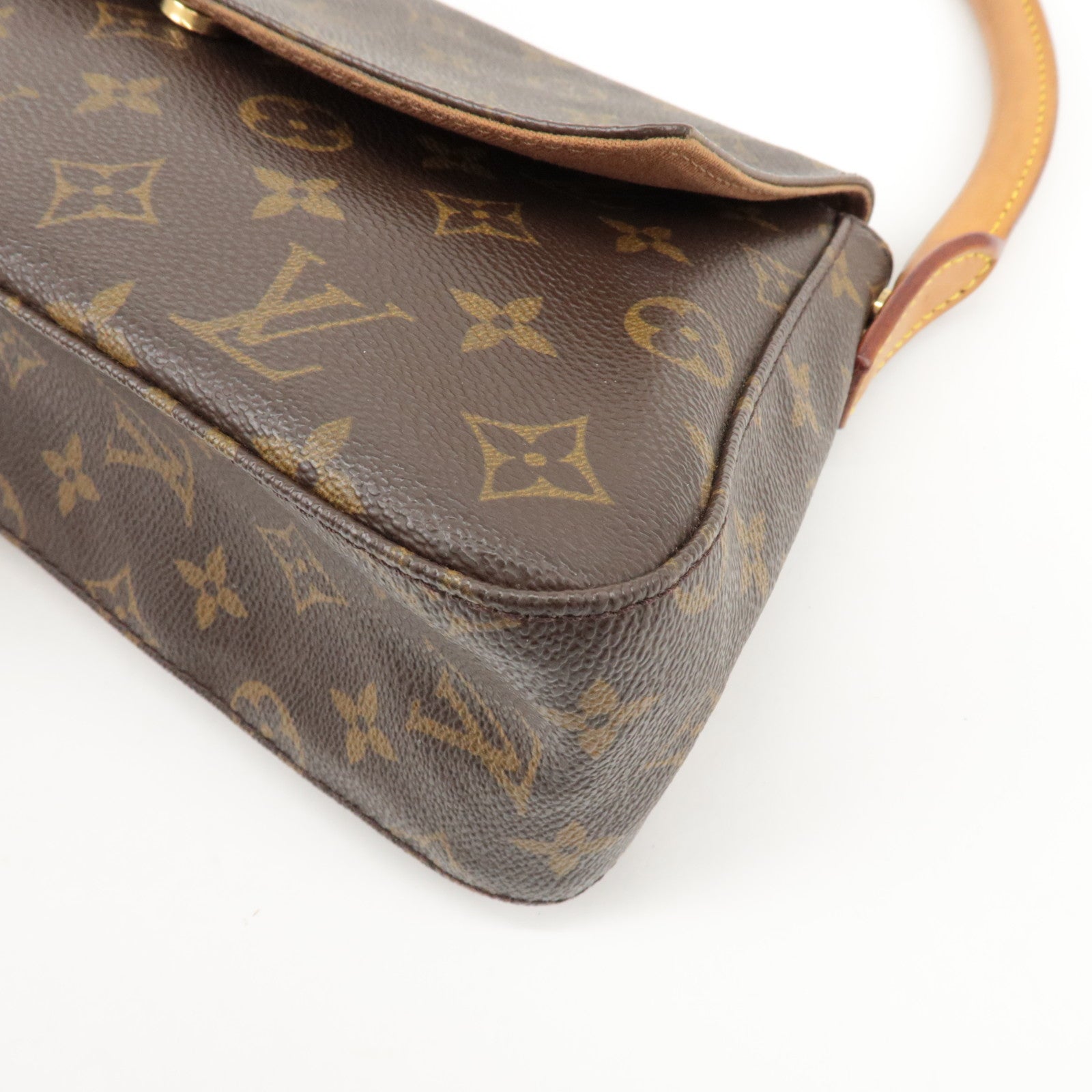 Louis Vuitton Monogram Mini Looping Shoulder Bag Brown M51147 Used