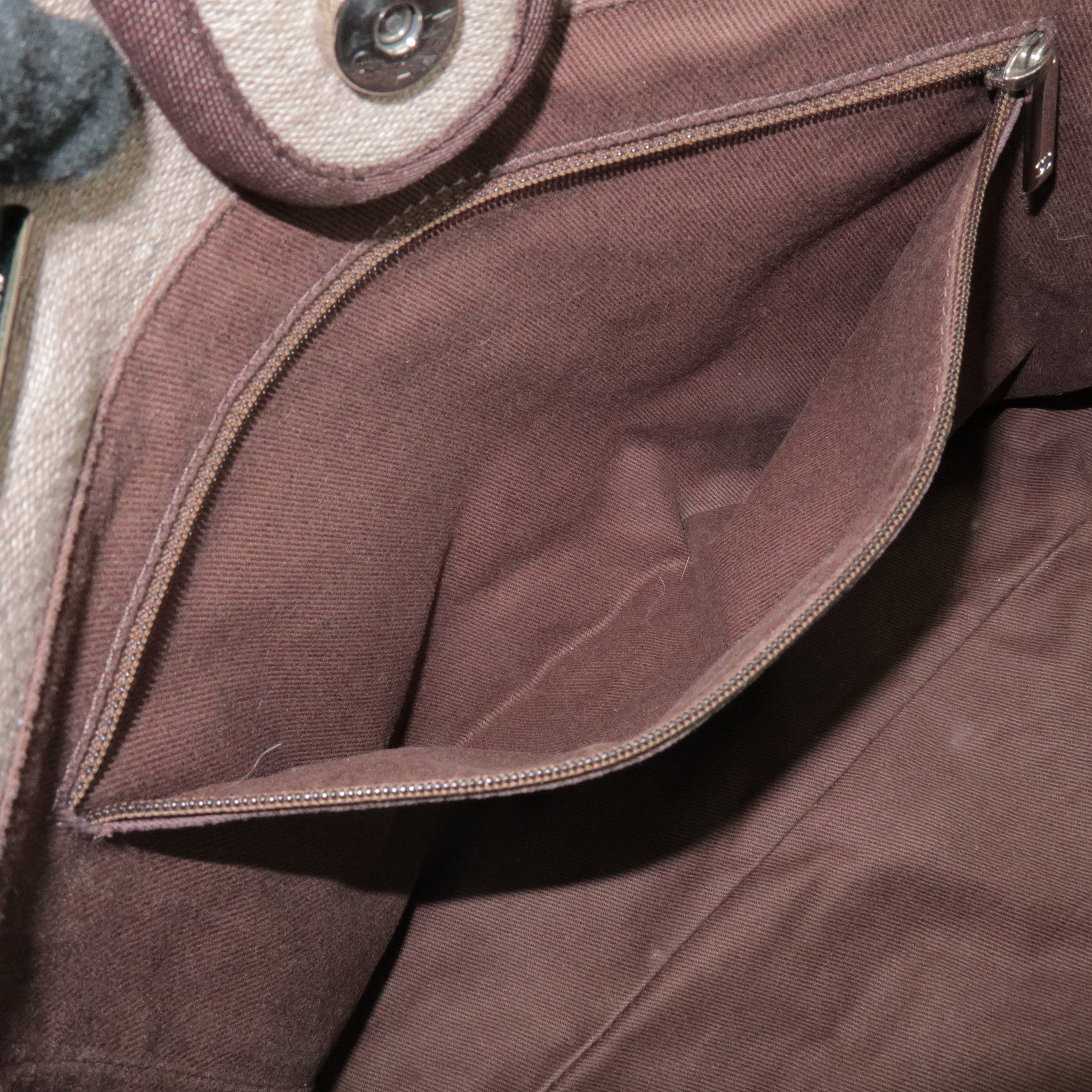 CHANEL Deauville GM Canvas Leather 2Way Tote Bag Beige A66941