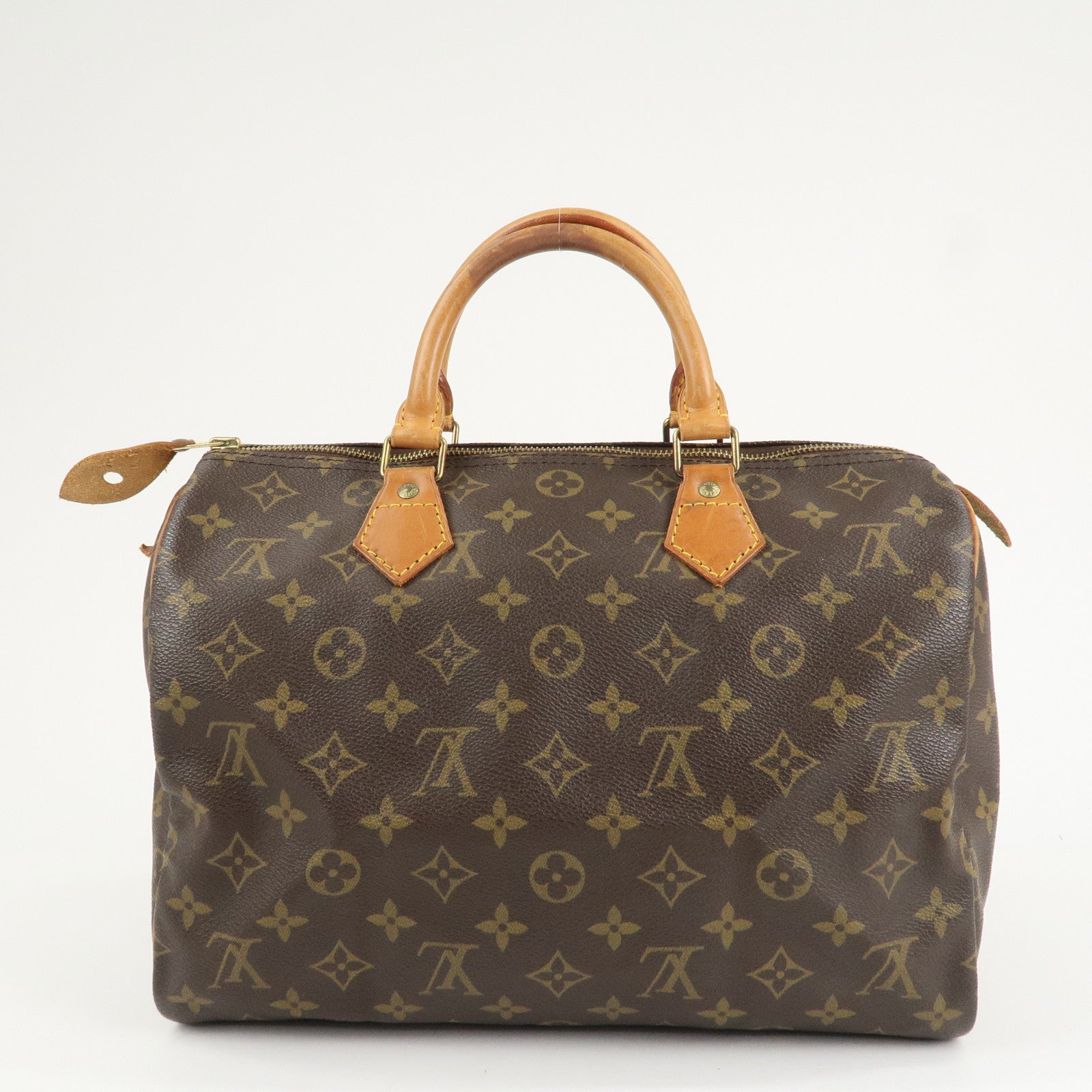 Louis Vuitton Monogram Speedy 30 Hand Bag Boston Bag M41526 Used