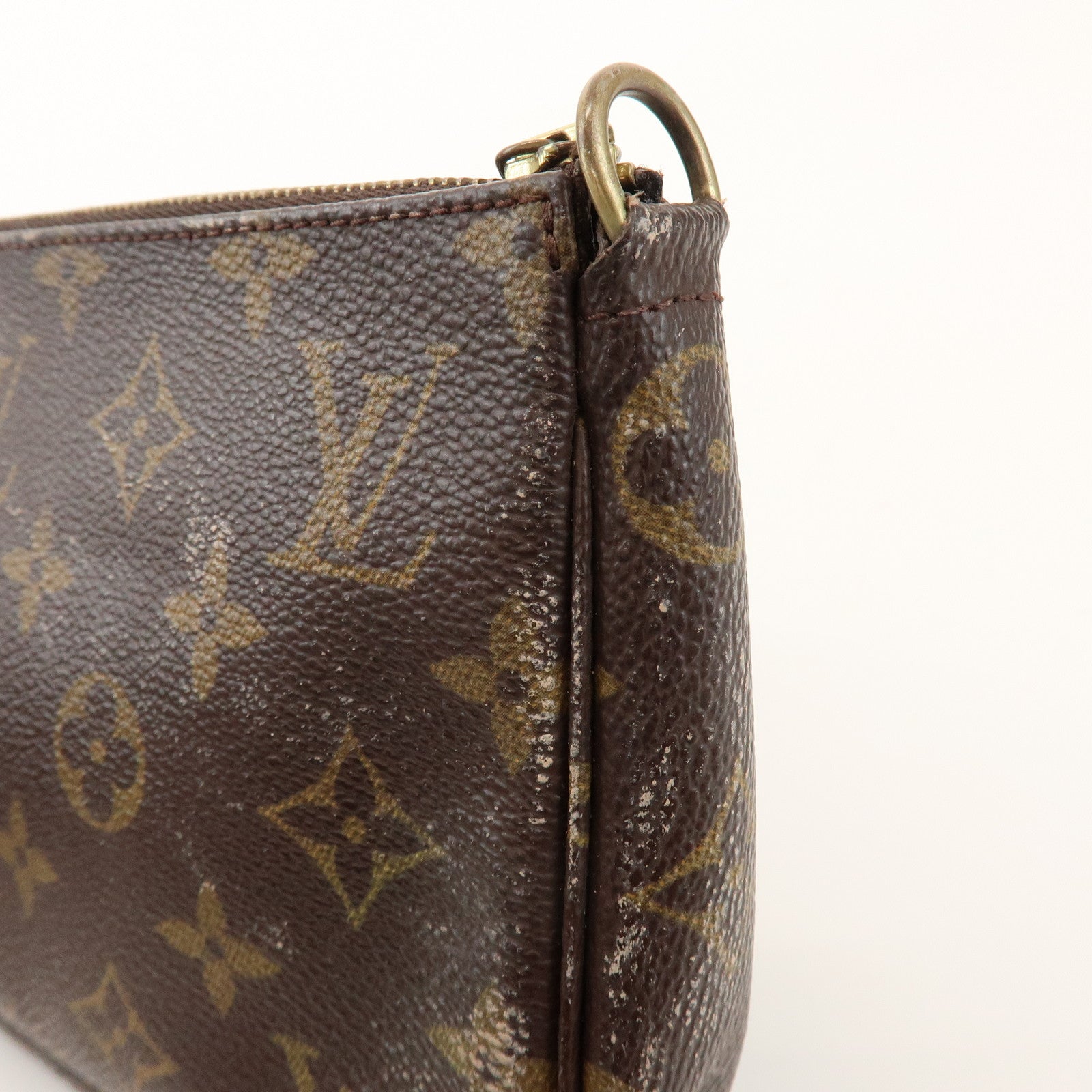 Louis Vuitton Monogram Pochette Accessoires Pouch Hand Bag M51980