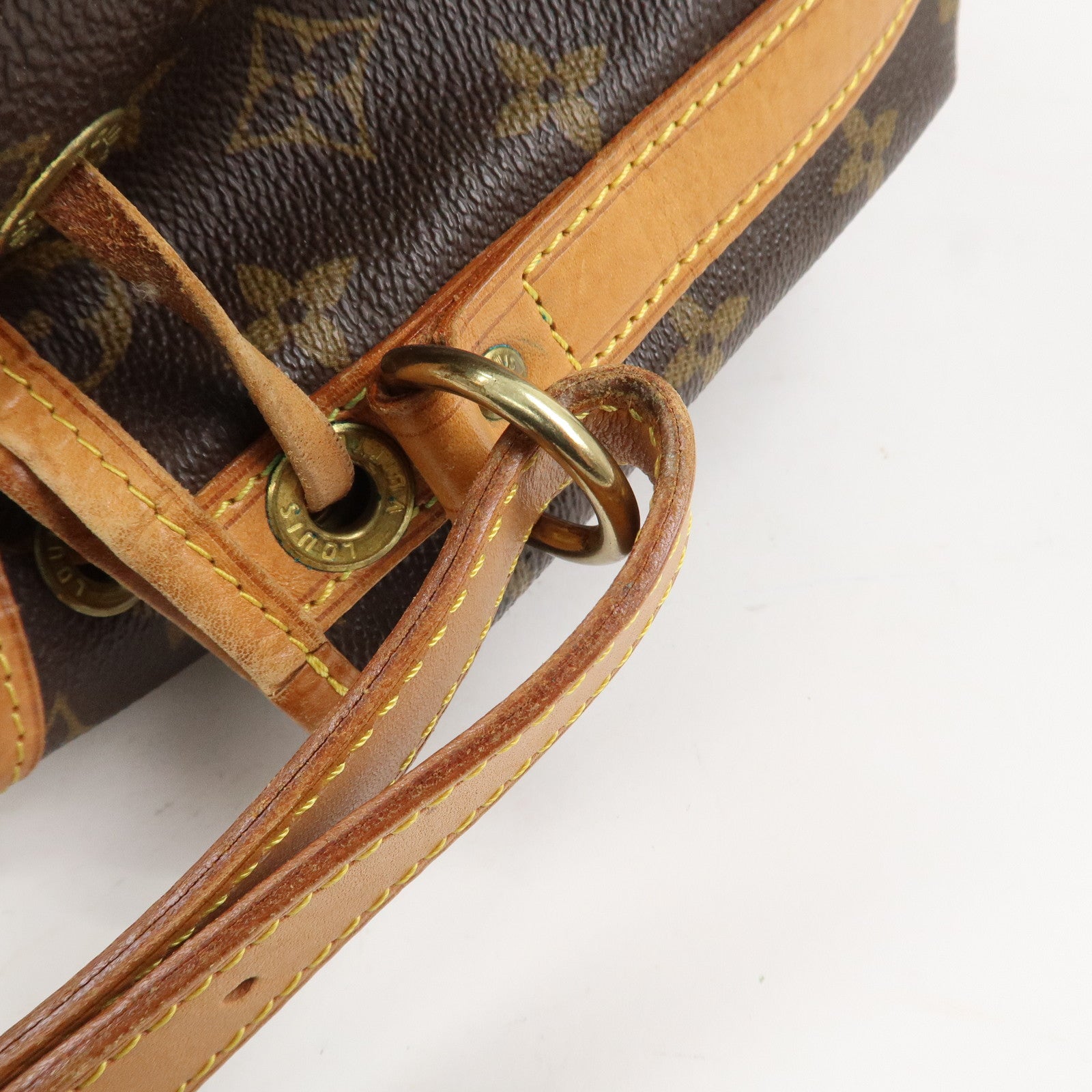 Louis Vuitton Monogram Noe Shoulder Bag Hand Bag Brown M42224
