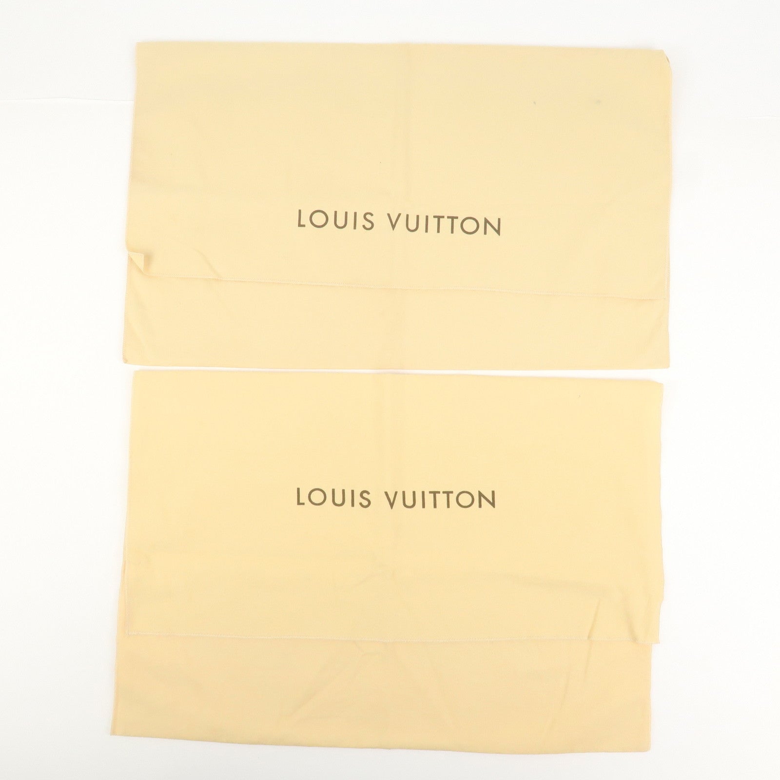 Louis Vuitton Set of 11 Dust Bag Storage Bag Flap Beige