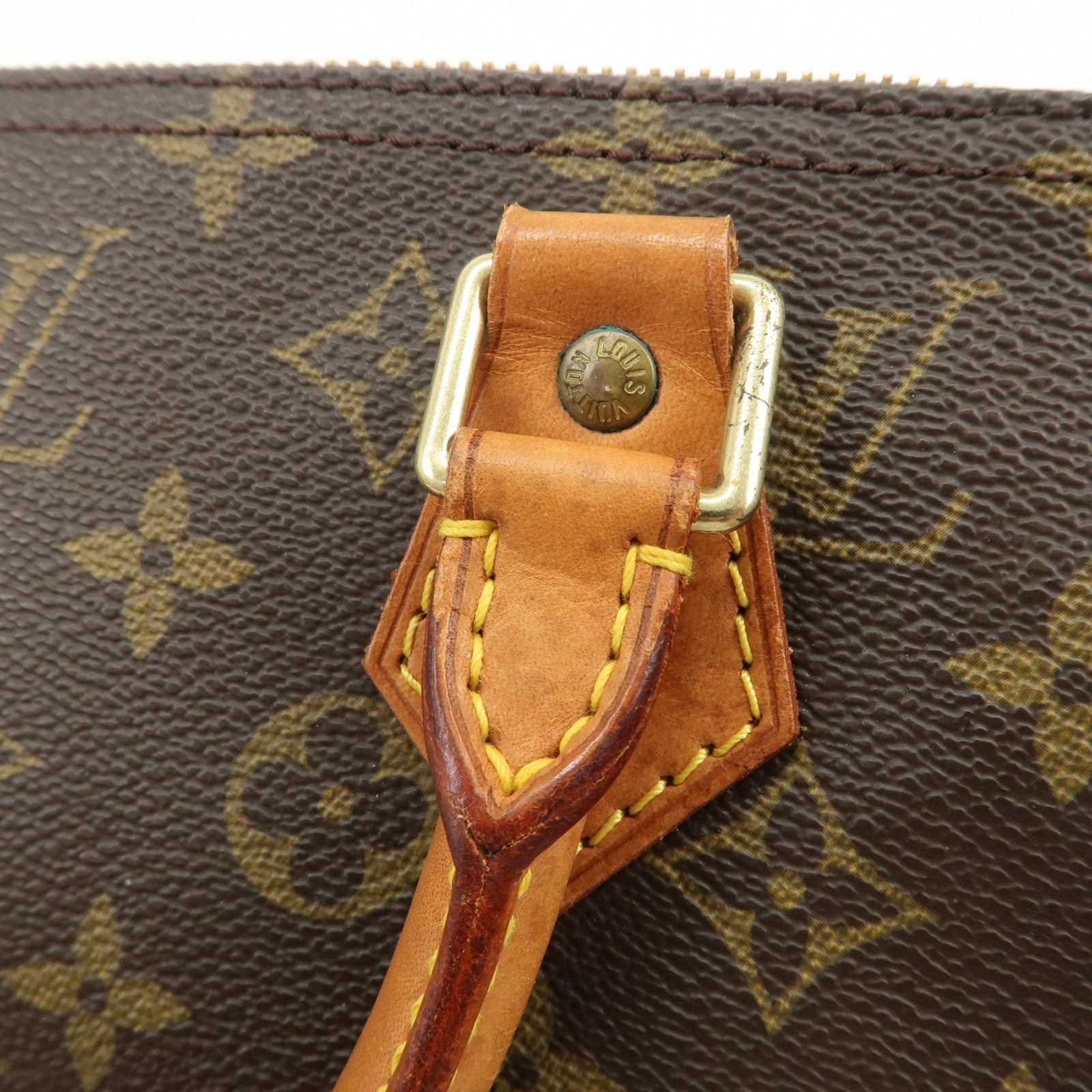 Louis Vuitton Monogram Speedy 40 Hand Bag Boston Bag Brown M41522