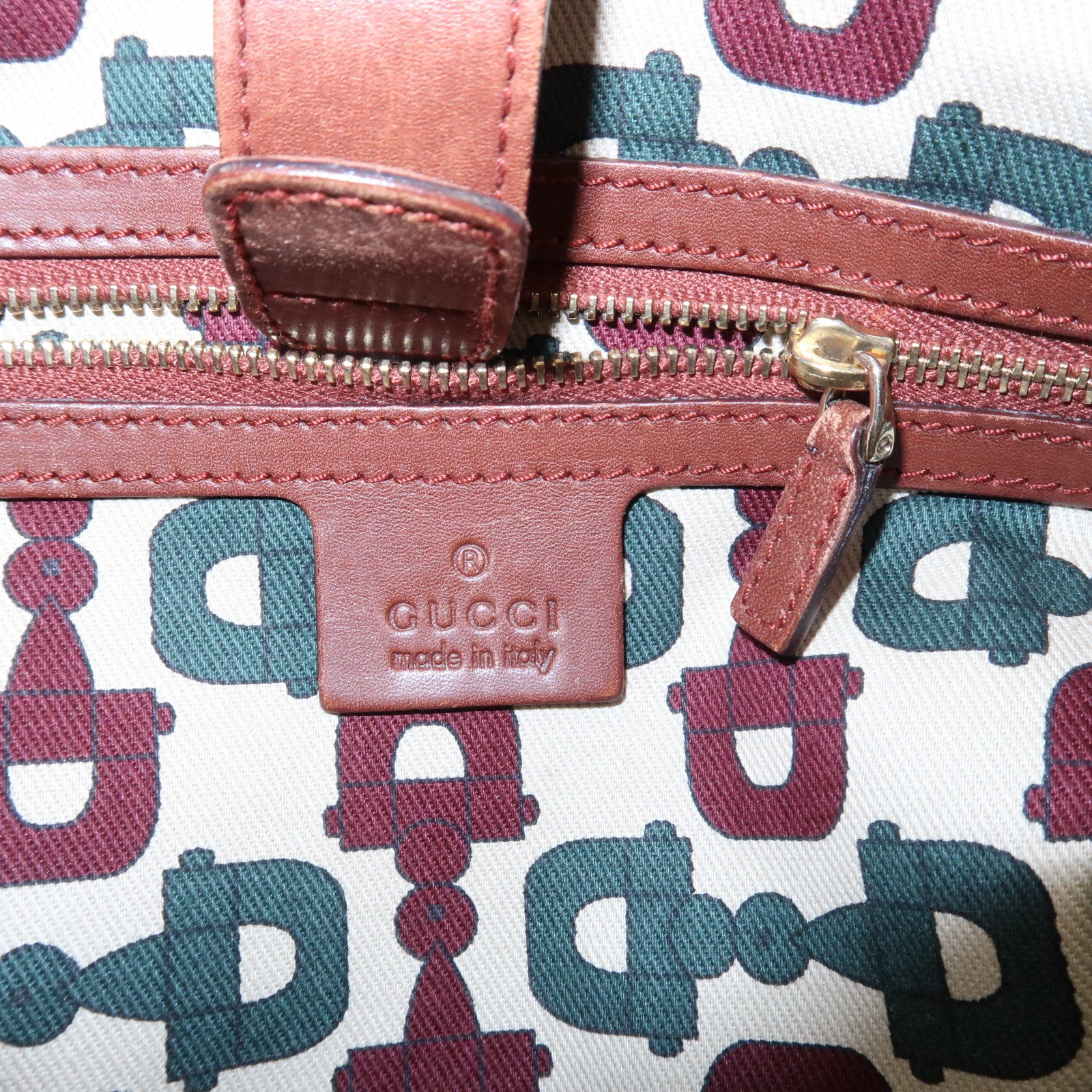 GUCCI Guccissima Leather Shoulder Bag Hand Bag Brown 145778 Used