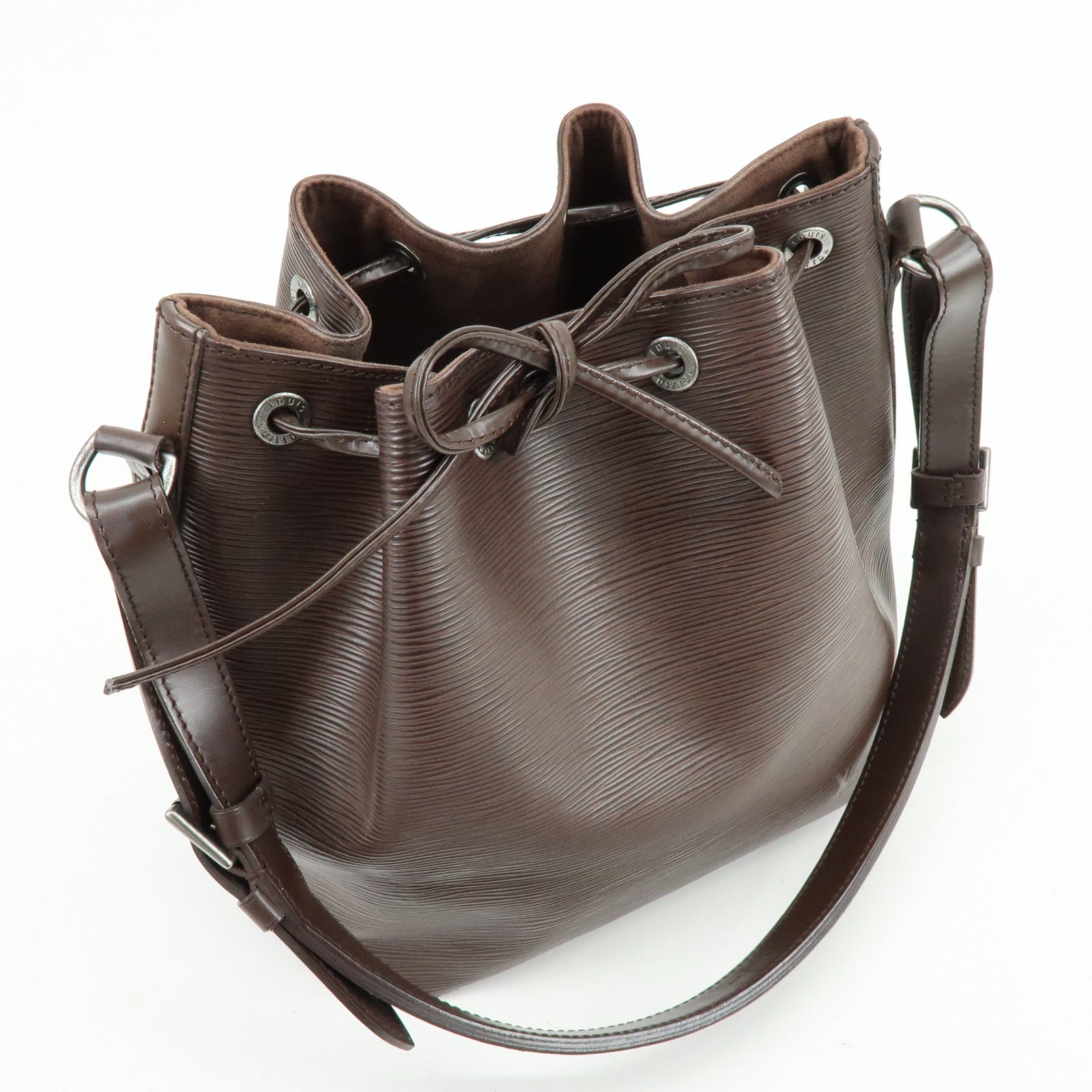 Louis Vuitton Epi Leather Petit Noe Shoulder Bag Mocha M5901D