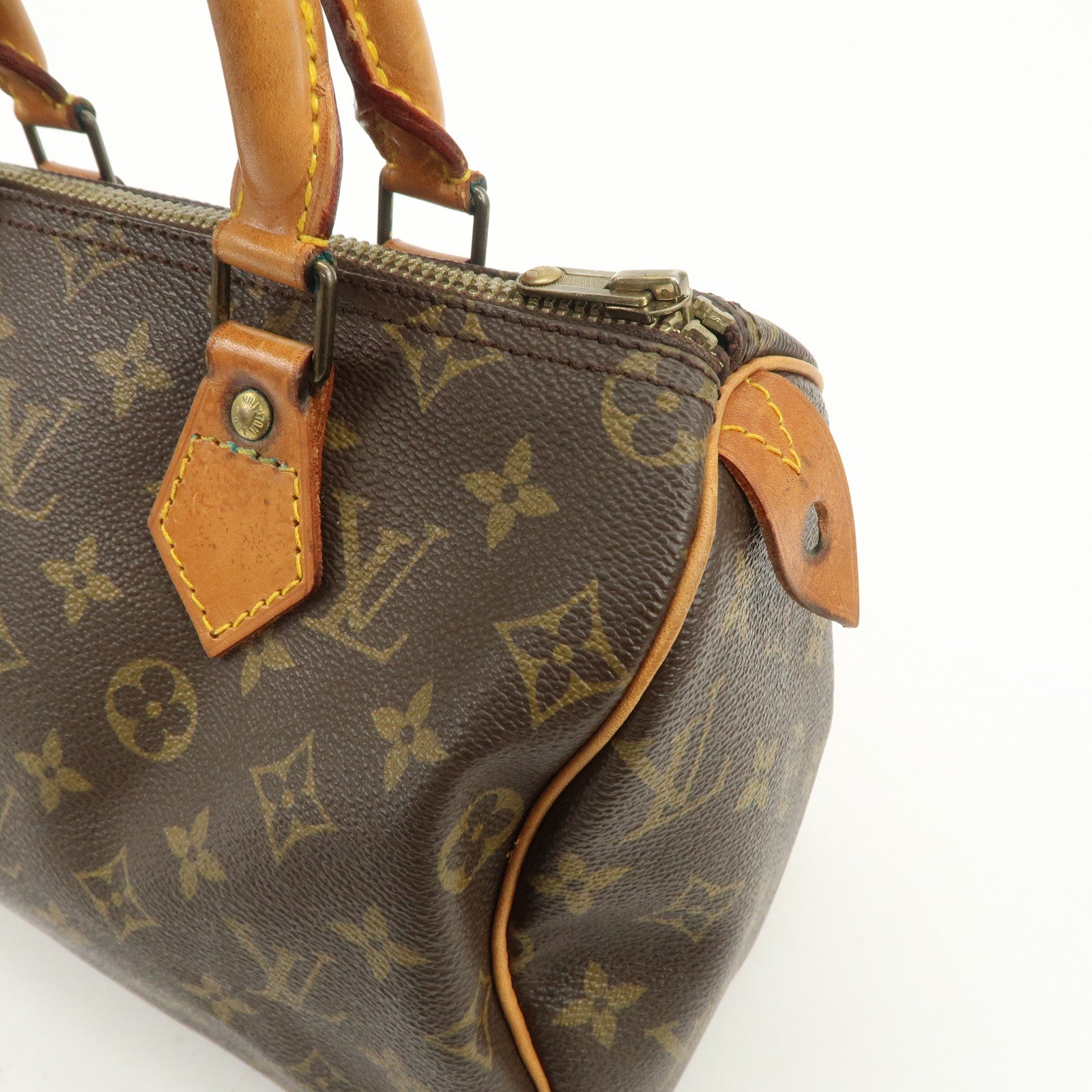 Louis Vuitton Monogram Canvas Speedy 25 Boston Bag Hand Bag M41528
