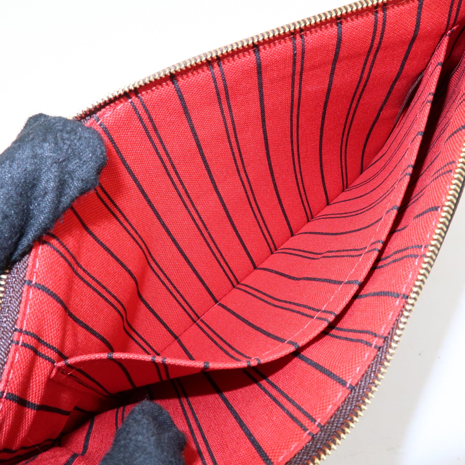 Louis Vuitton Damier Canvas Pouch for Neverfull MM Tote Bag N41358