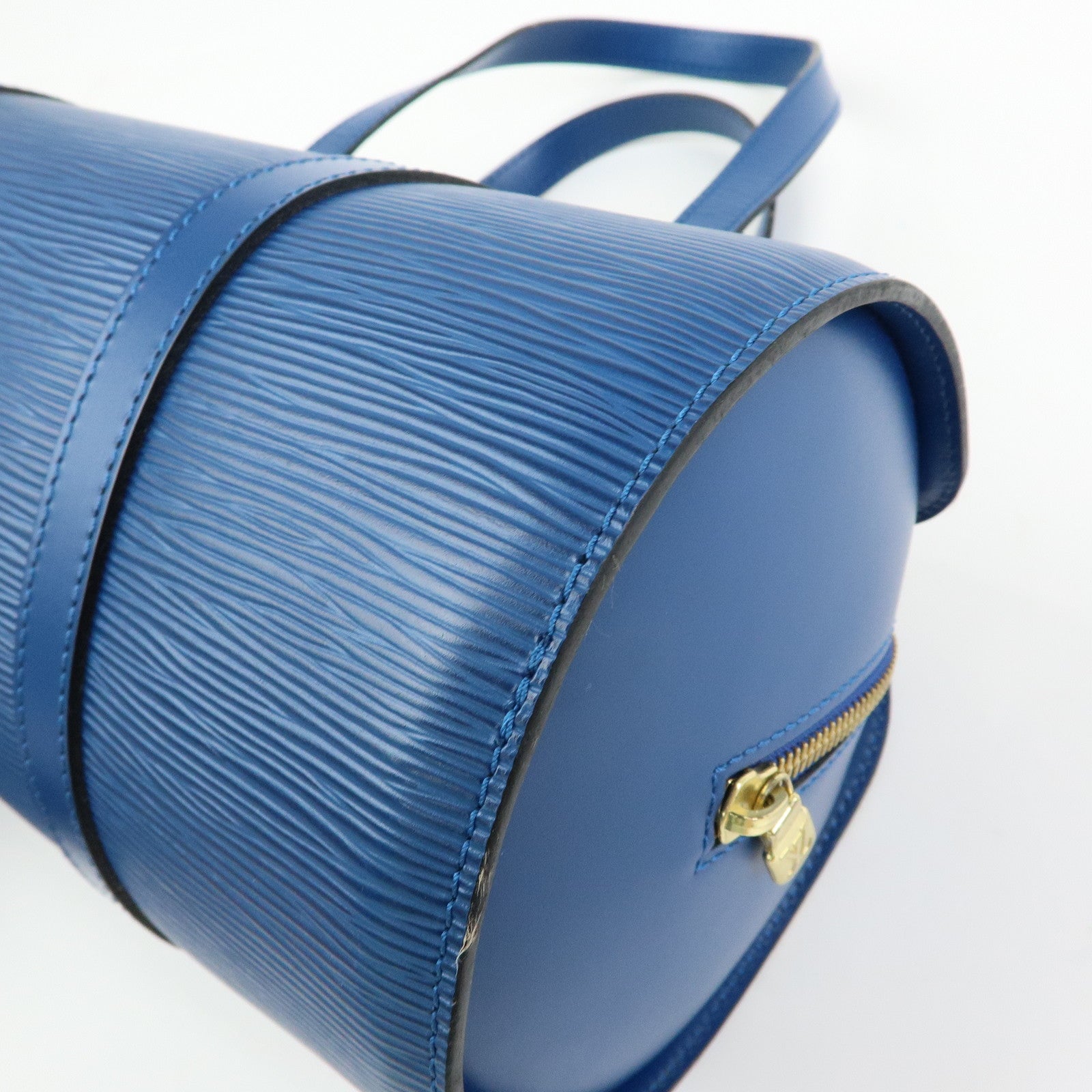 Louis Vuitton Epi Soufflot Shoulder Bag Hand Bag Toledo Blue M52225