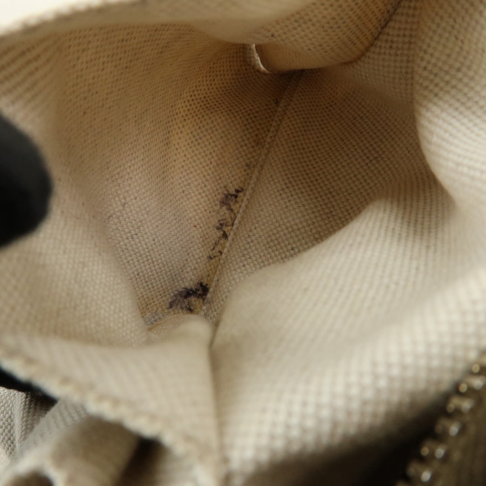 GUCCI Bamboo Heartbit GG Canvas Leather Shoulder Bag Brown 269959