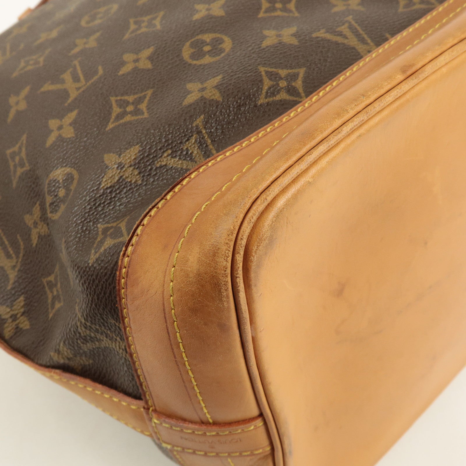 Louis Vuitton Monogram Noe Shoulder Bag Hand Bag Brown M42224