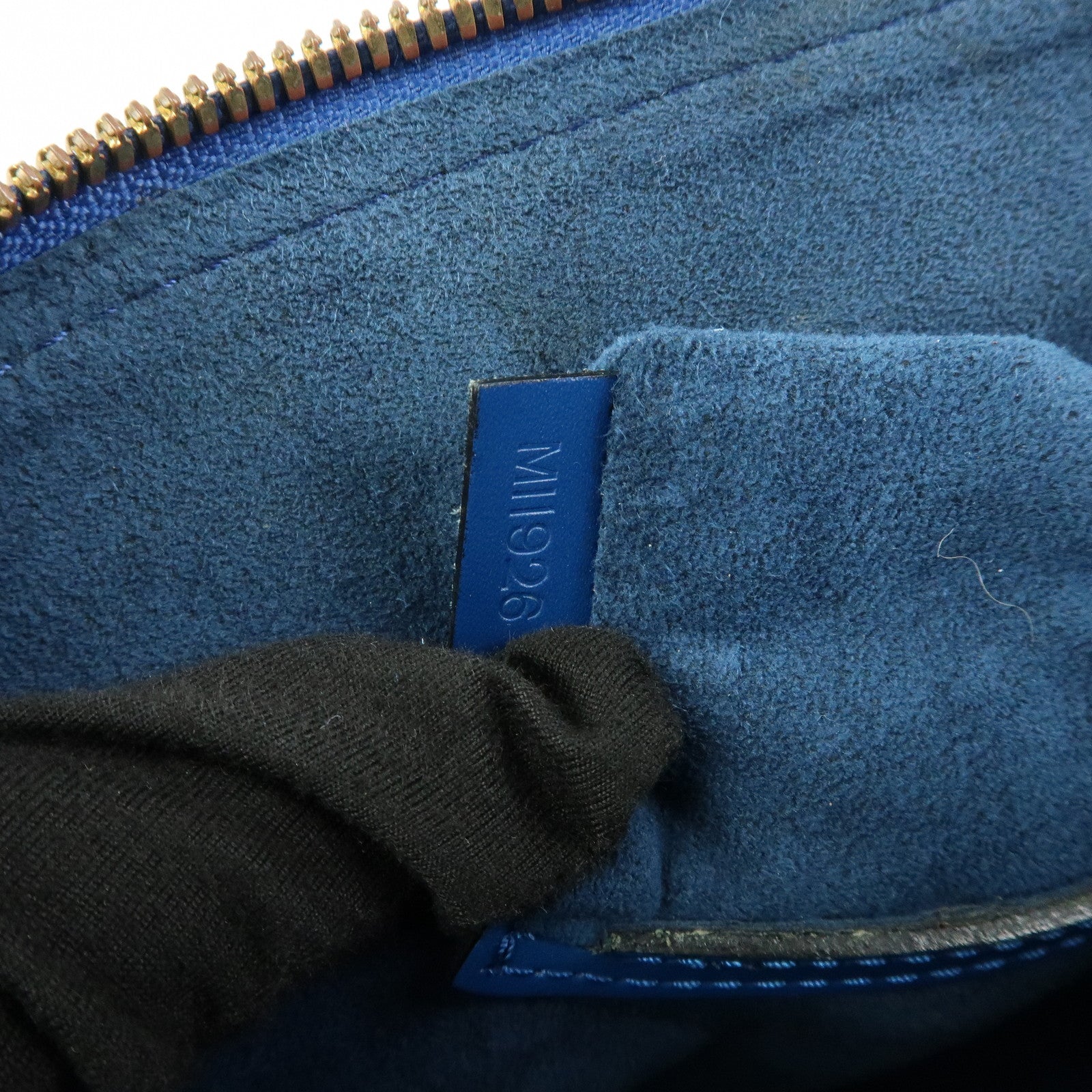 Louis Vuitton Epi Leather Alma Hand Bag Toledo Blue M52145