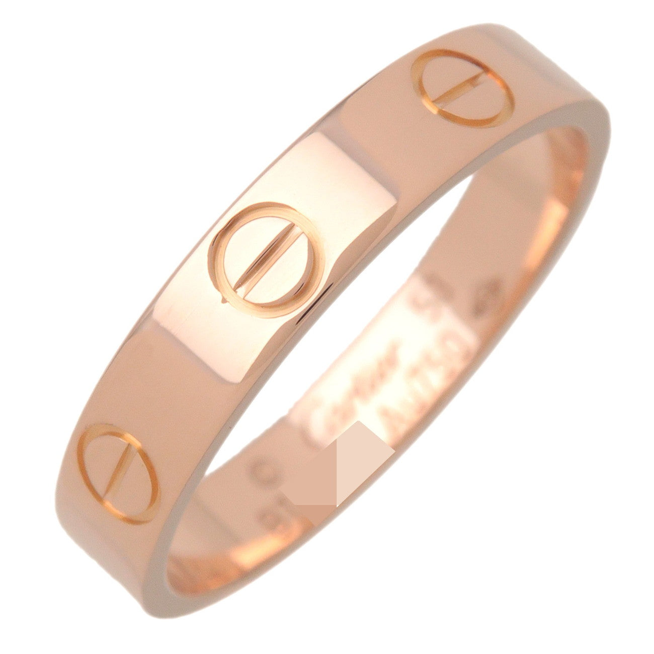 Cartier Mini Love Ring K18 750PG Rose Gold #53 US6.5 EU53 HK14