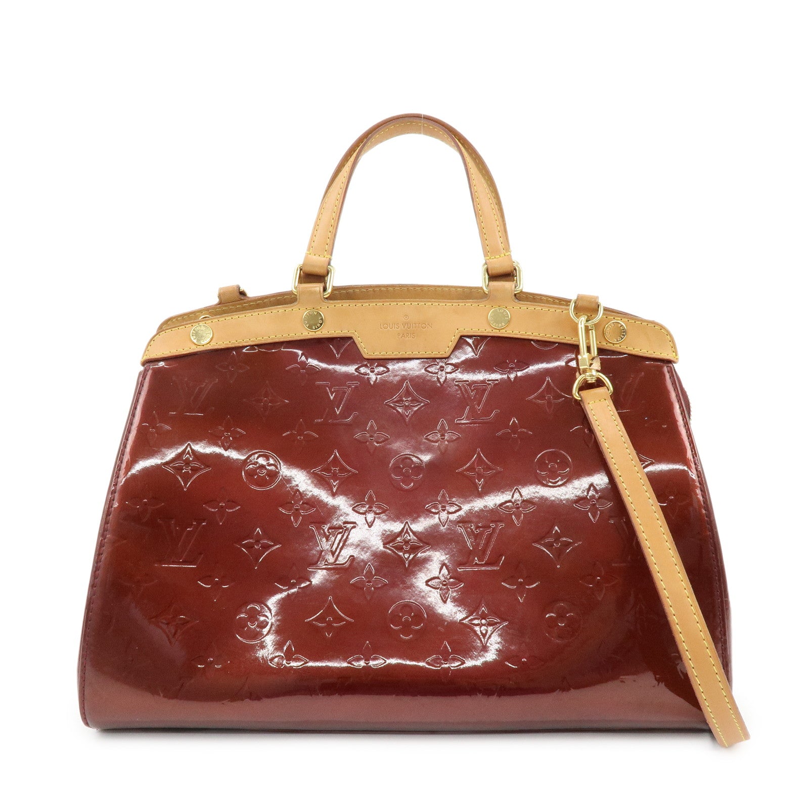 Louis Vuitton Monogram Vernis Brea MM 2Way Shoulder Bag M91690
