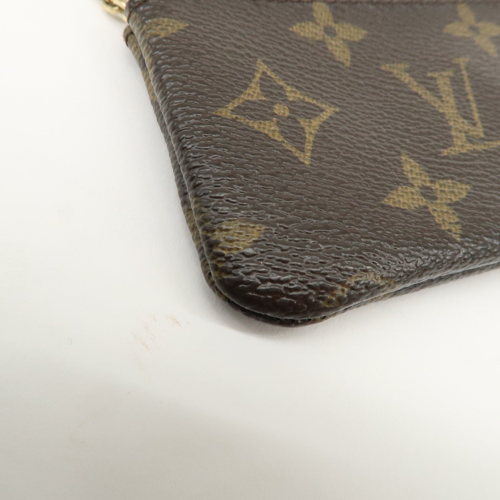 Louis Vuitton Monogram Pochette Cles Coin Case Key Case M62650