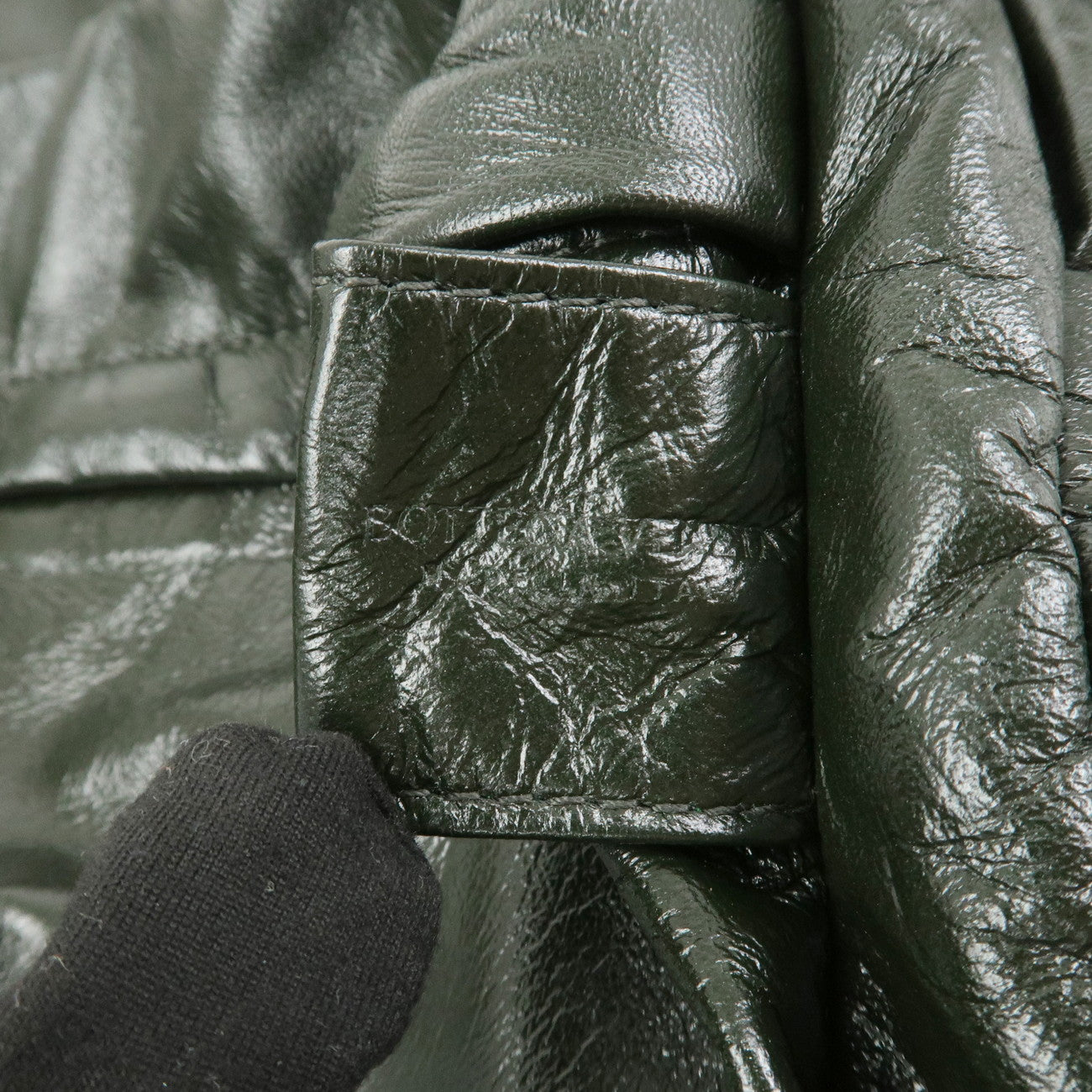 BOTTEGA VENETA Lamb Skin Nylon Medium Archetype Backpack Khaki