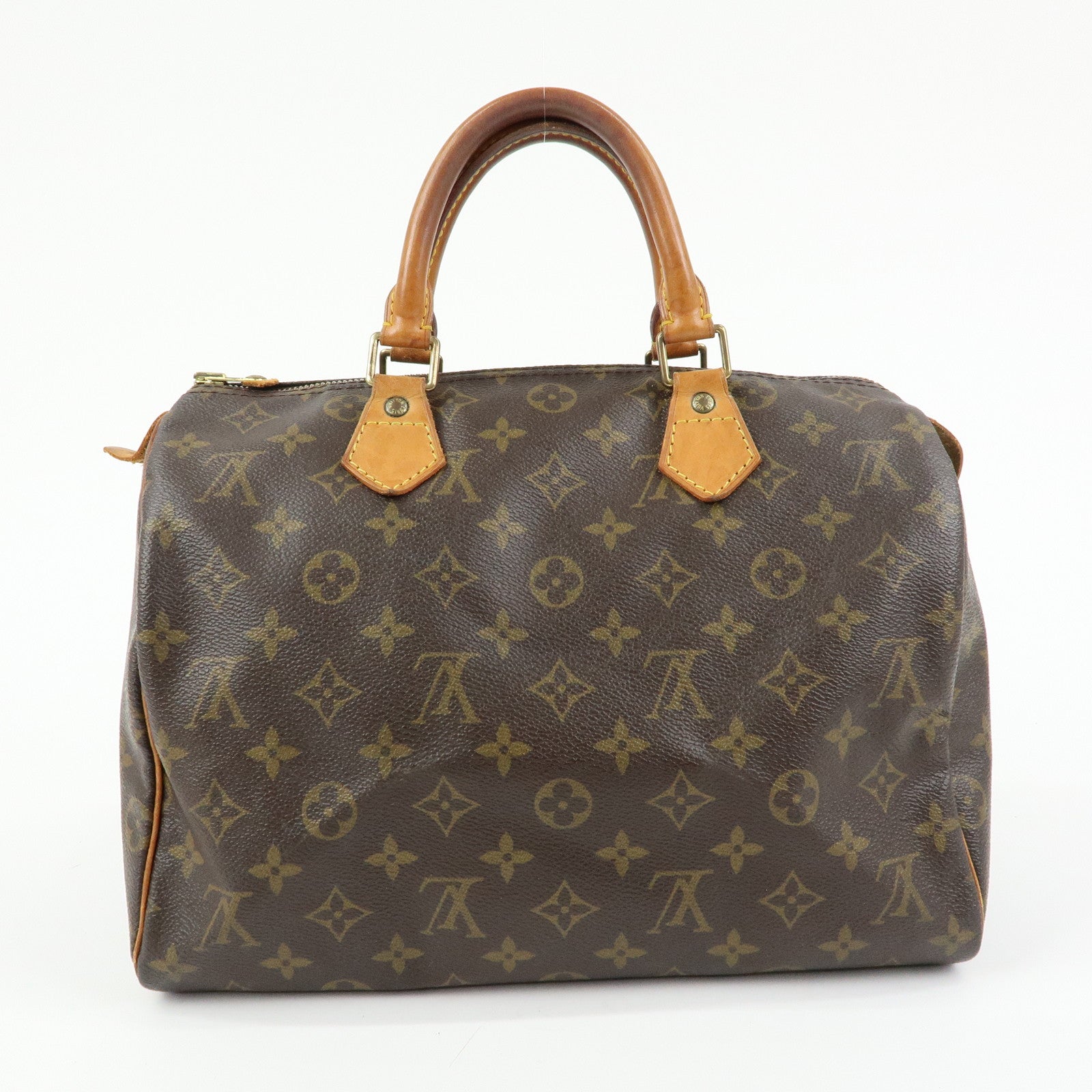Louis Vuitton Monogram Speedy 30 Boston Bag Hand Bag Brown M41526