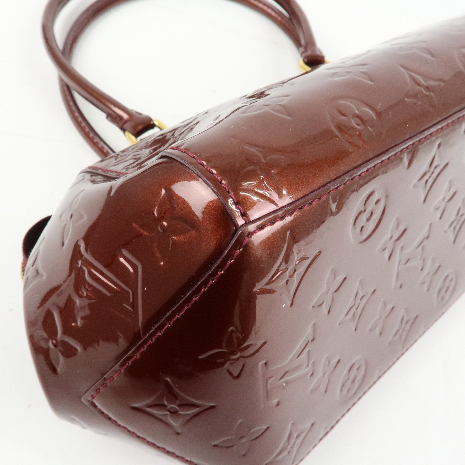 Louis Vuitton Monogram Vernis Sherwood PM Rouge Forvist M91492