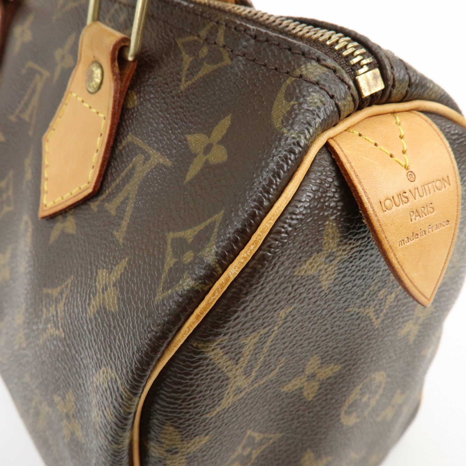 Louis Vuitton Monogram Speedy 25 Boston Bag Hand Bag Brown M41528