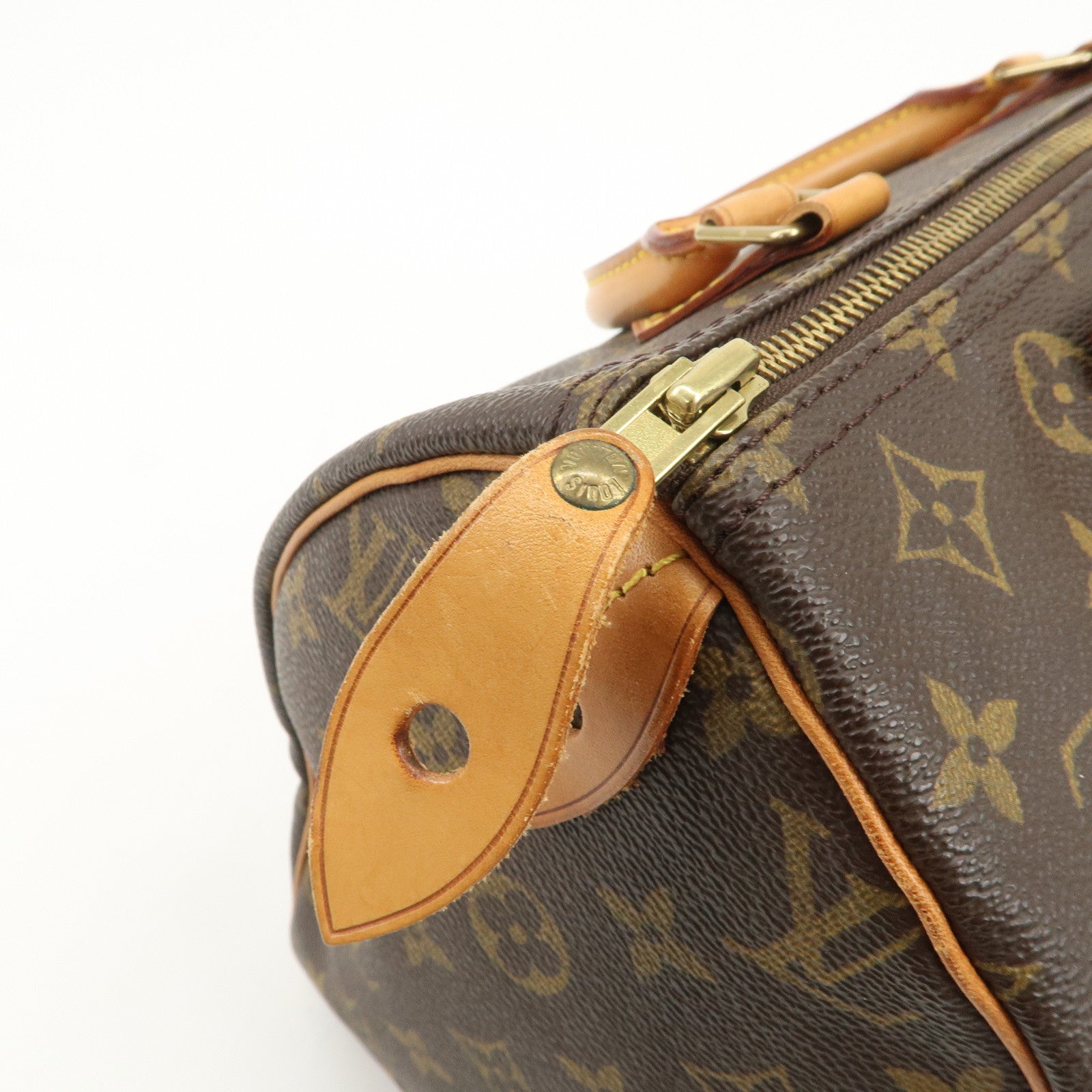Louis Vuitton Monogram Speedy 30 Boston Bag Hand Bag Brown M41526