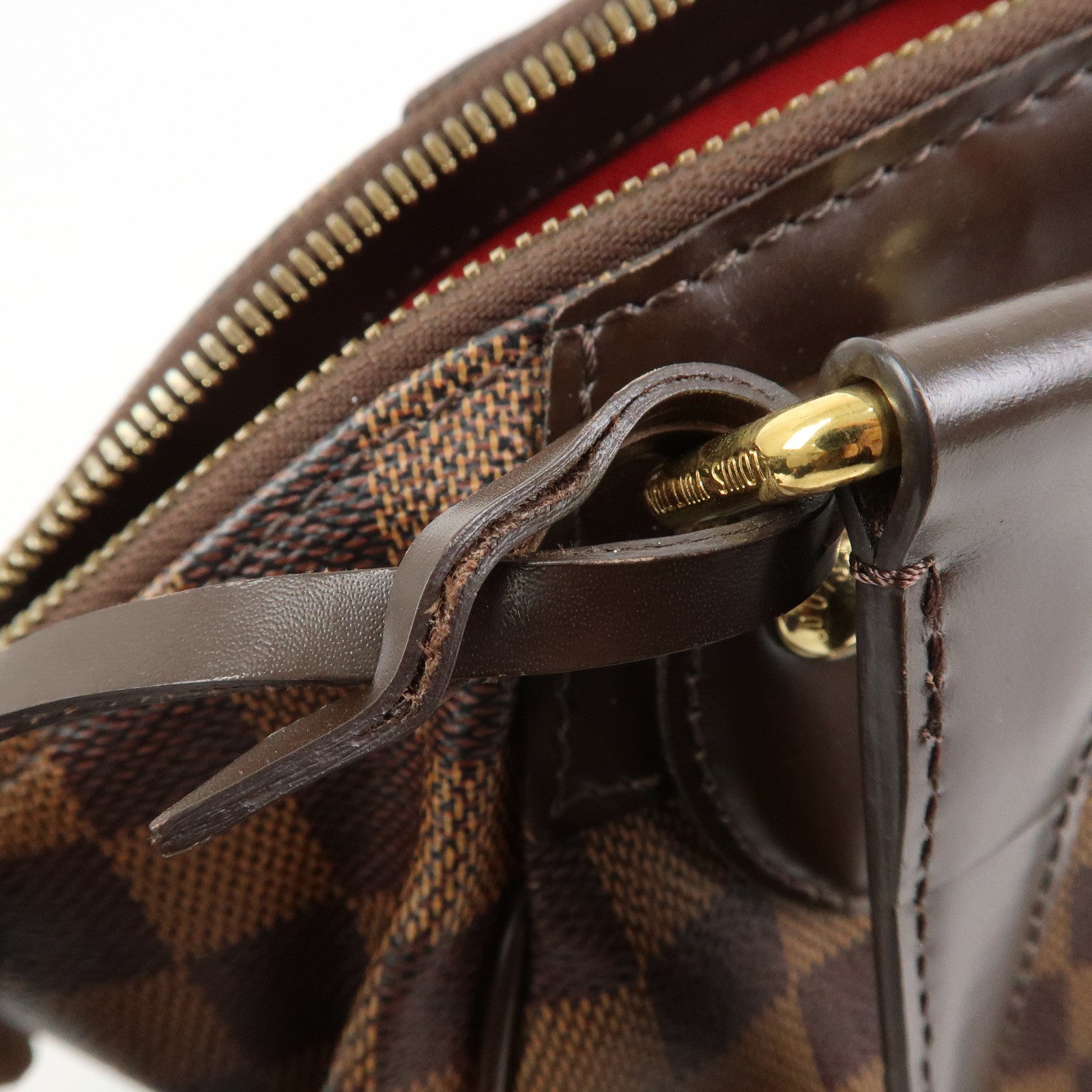 Louis Vuitton Damier Canvas Verona PM Hand Bag Ebene N41117