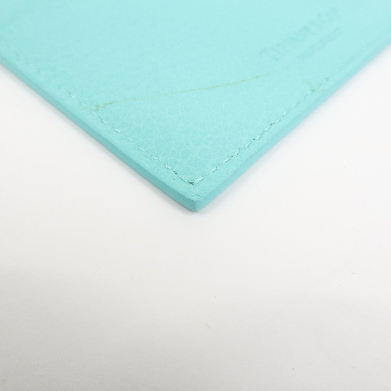 Tiffany & Co Set of 3 Card Case Coin Case Ballpoint Pen Light Blue