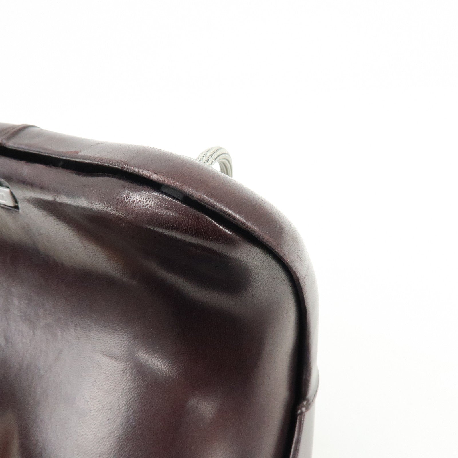 CHANEL Leather Hip Bag Shoulder Bag Crossbody Bag Brown
